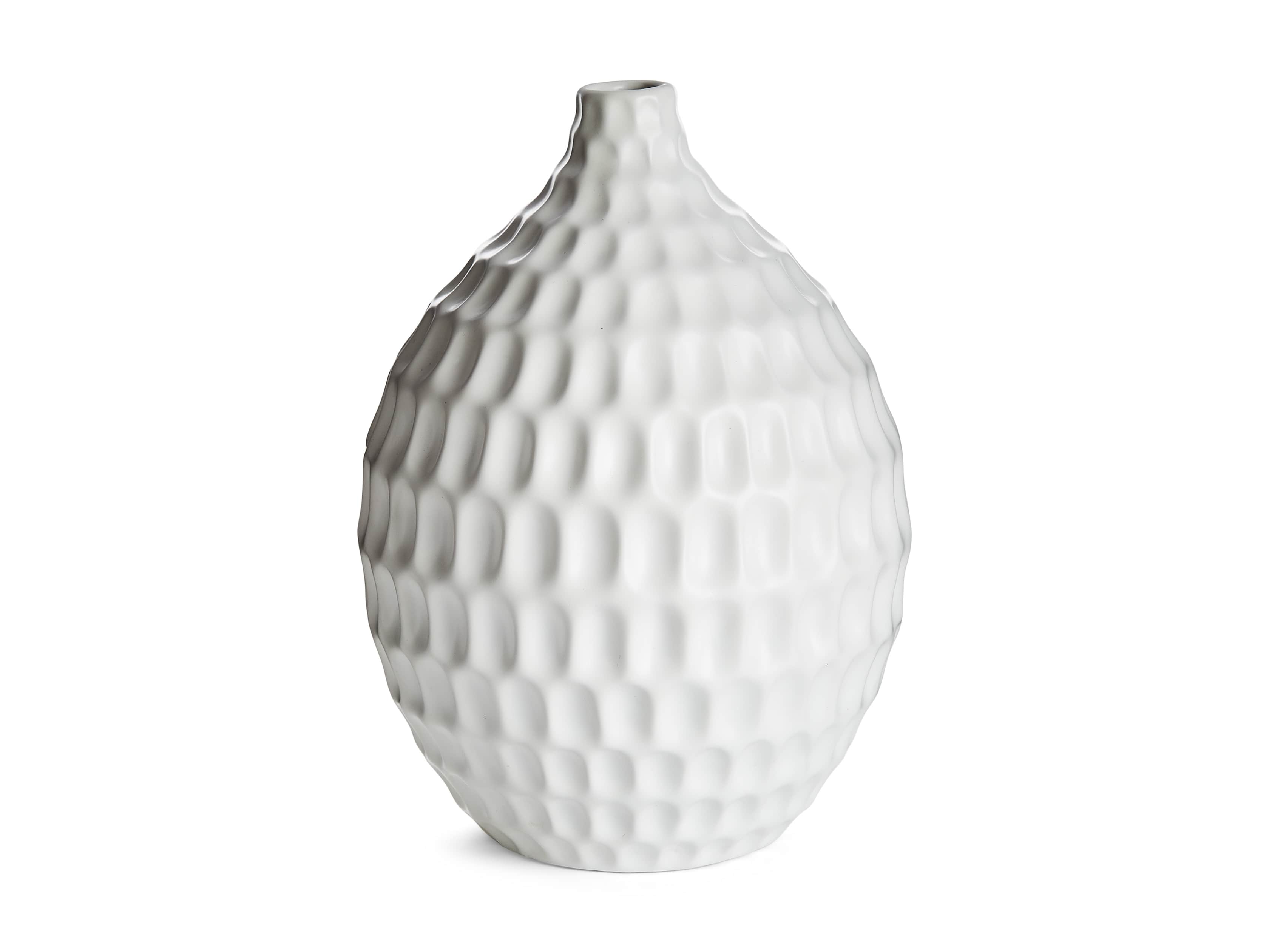 Eva Bud Vase in White