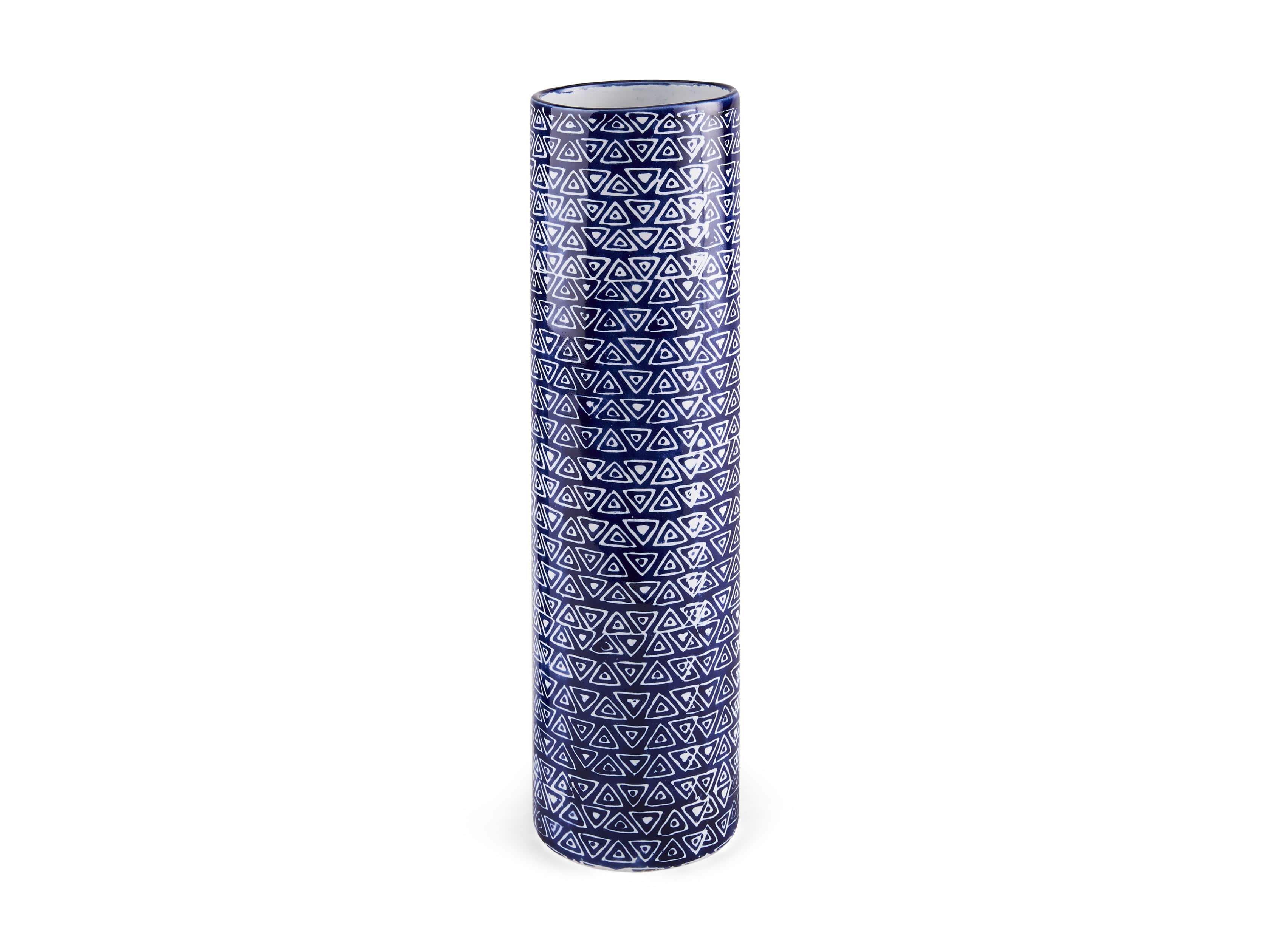 Blue and White Cylinder, slide 4 of 4