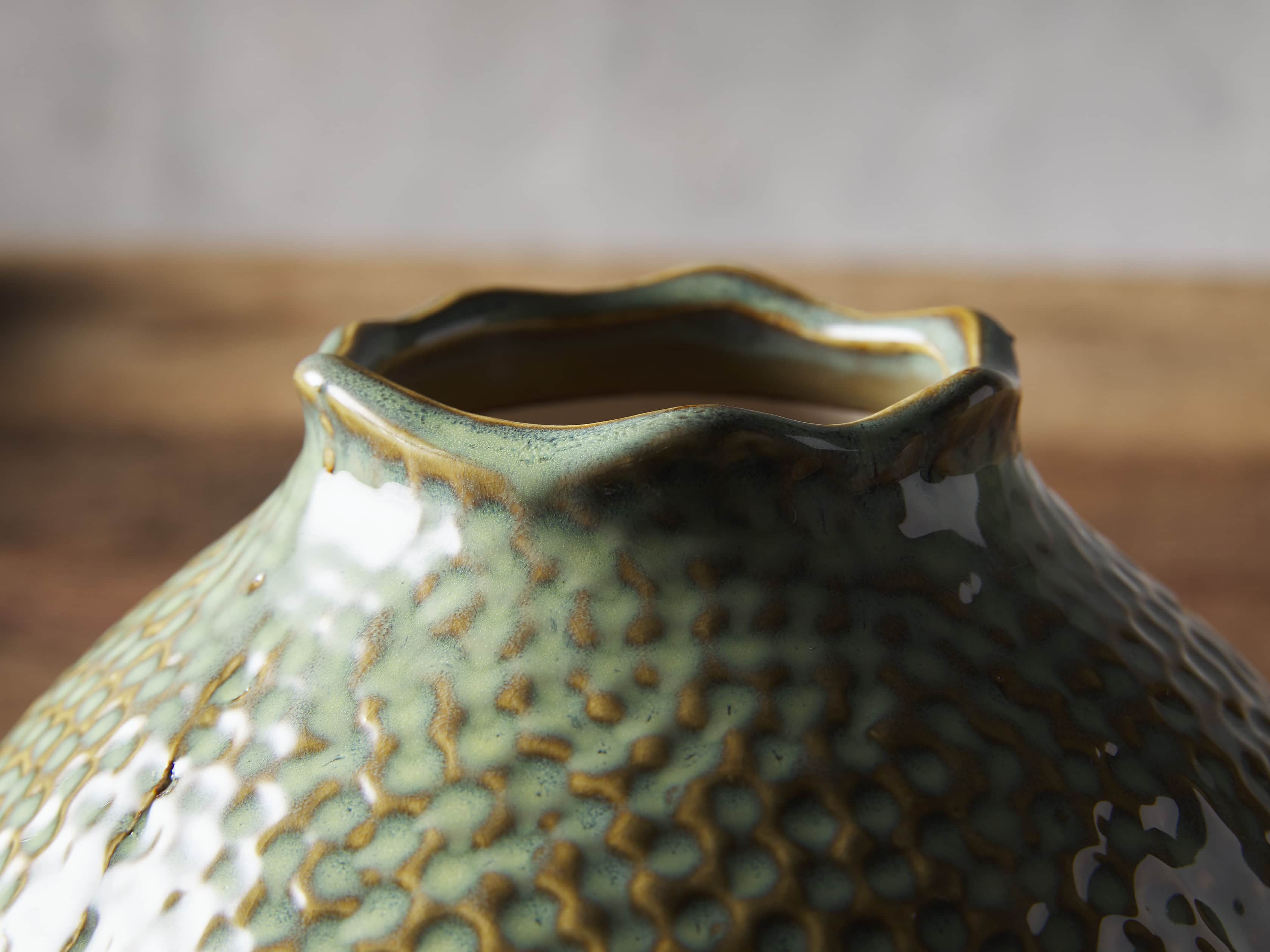 Eva Small Round Vase in Heather, slide 2 of 2