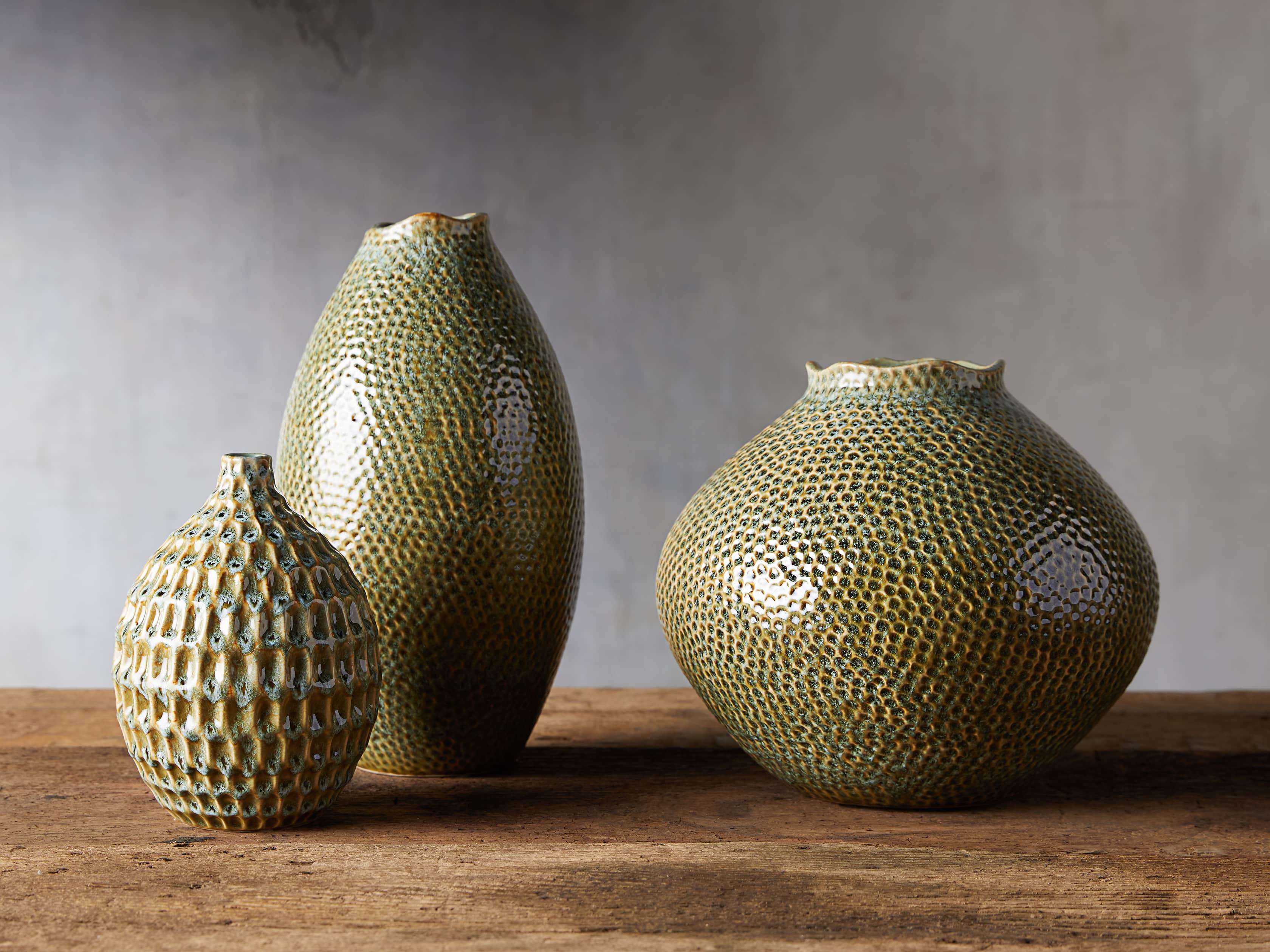 Eva Large Round Vase in Heather, slide 3 of 4