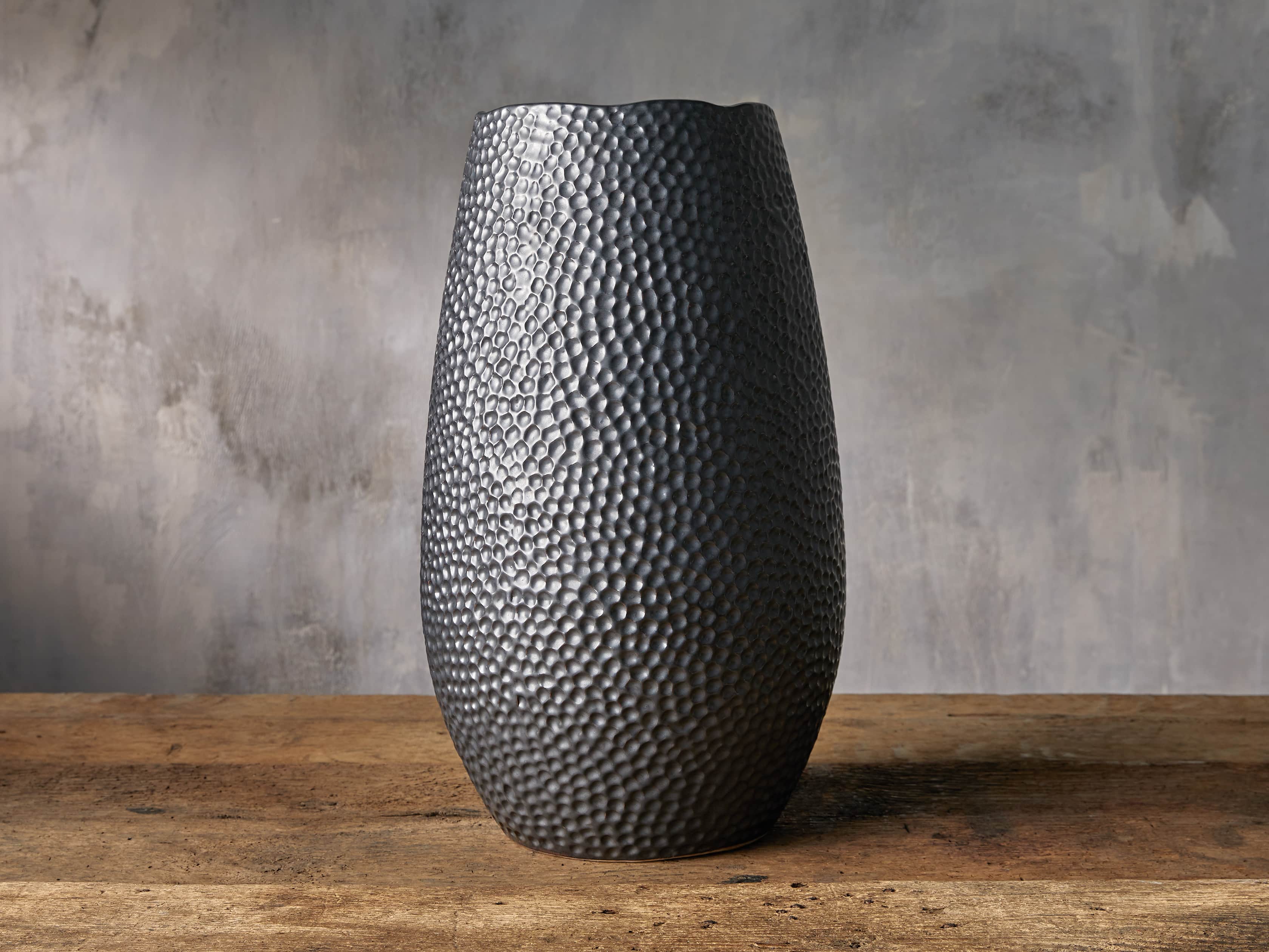Eva Grand Vase in Black, slide 1 of 2