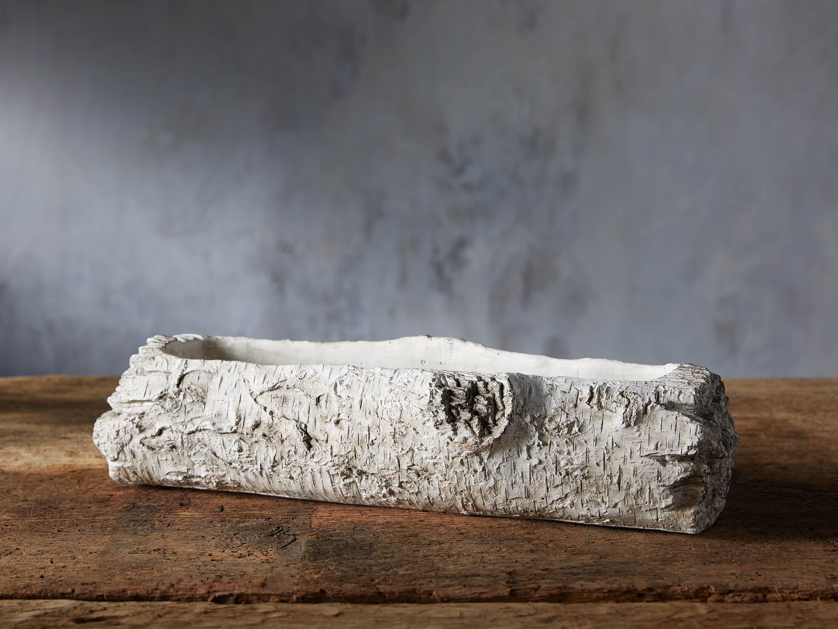 20" Birch Log Planter
