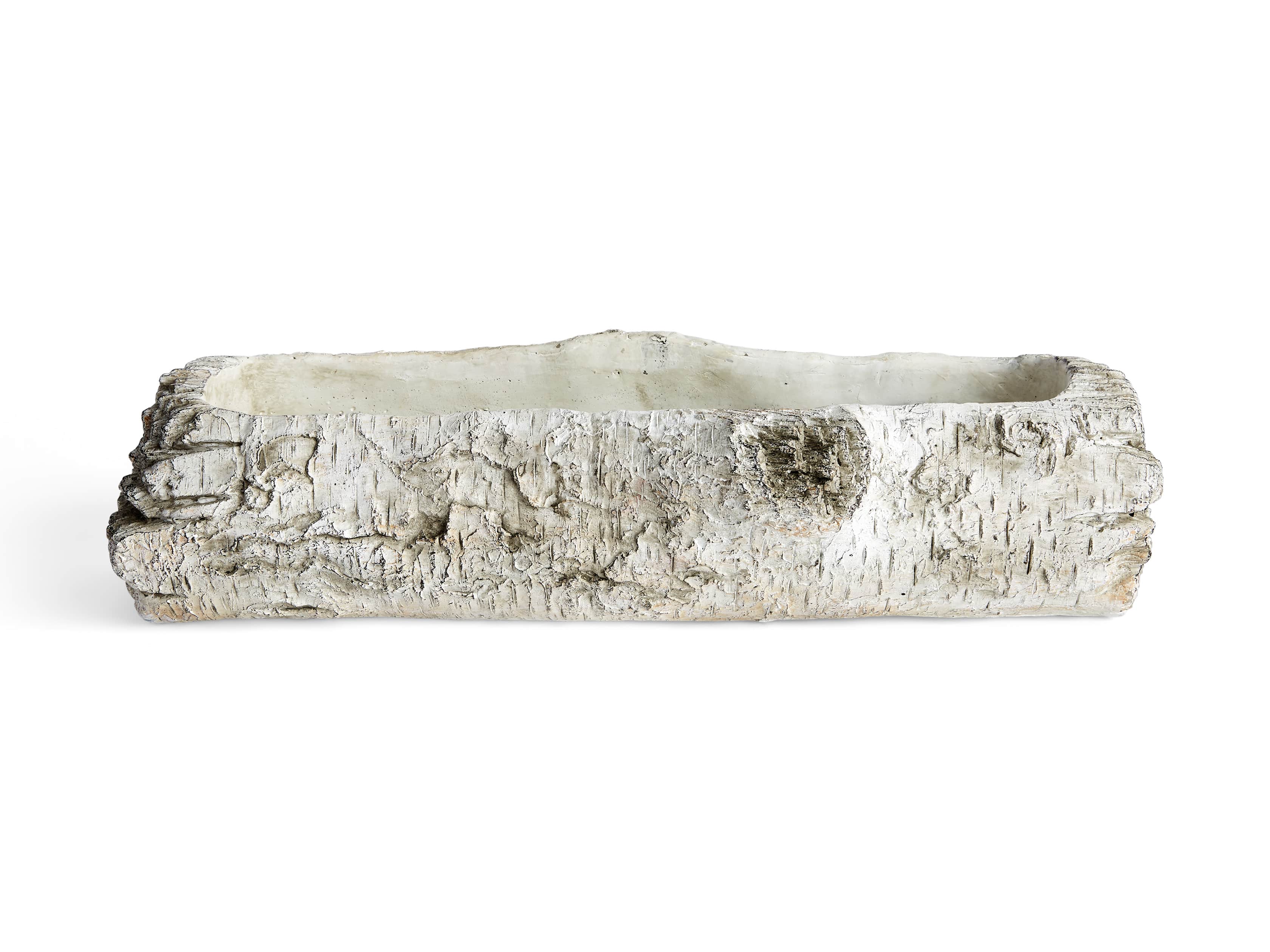20" Birch Log Planter