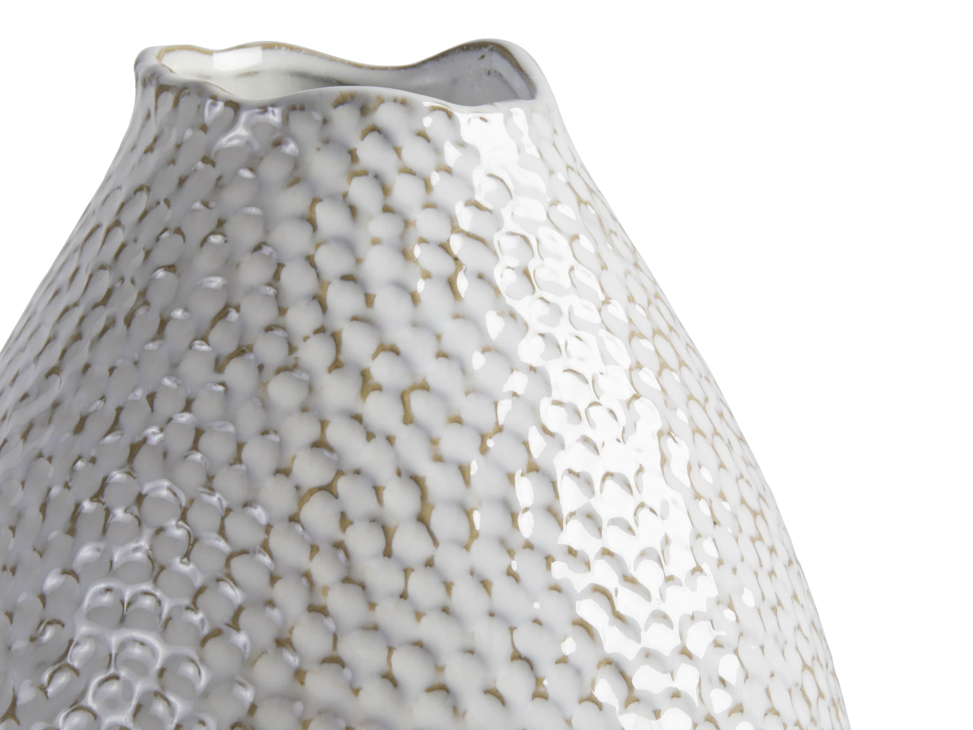 Eva Tall Vase in Cream, slide 2 of 8