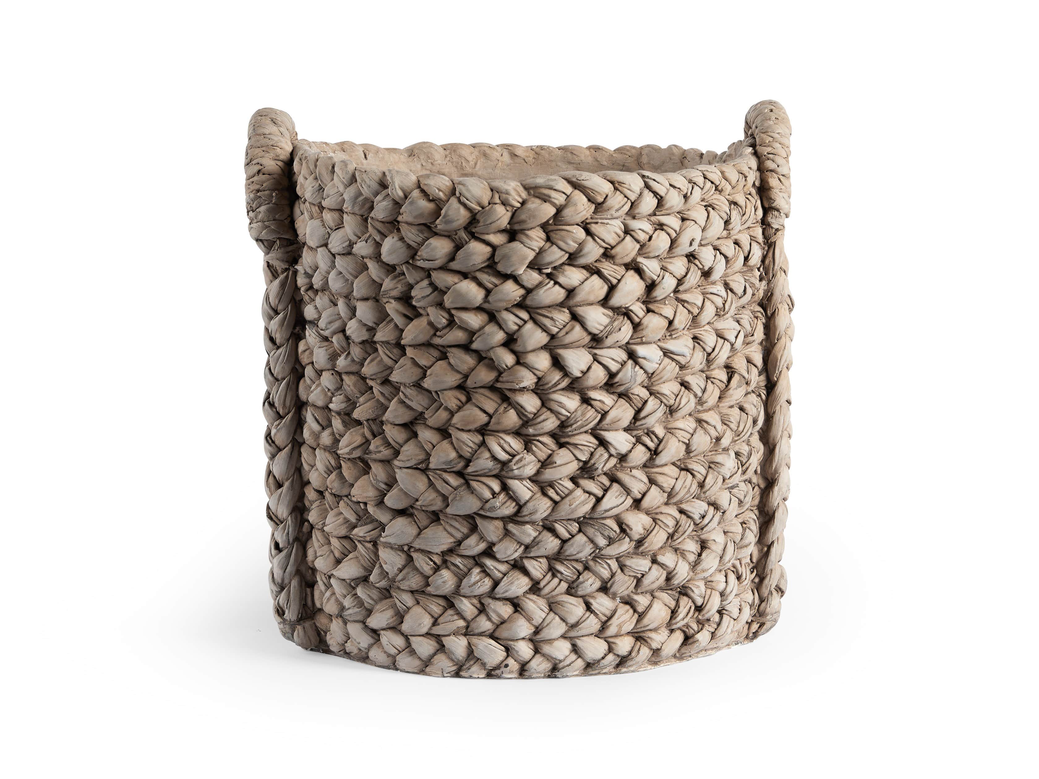 Medium Woven Long-Handle Planter, slide 4 of 5