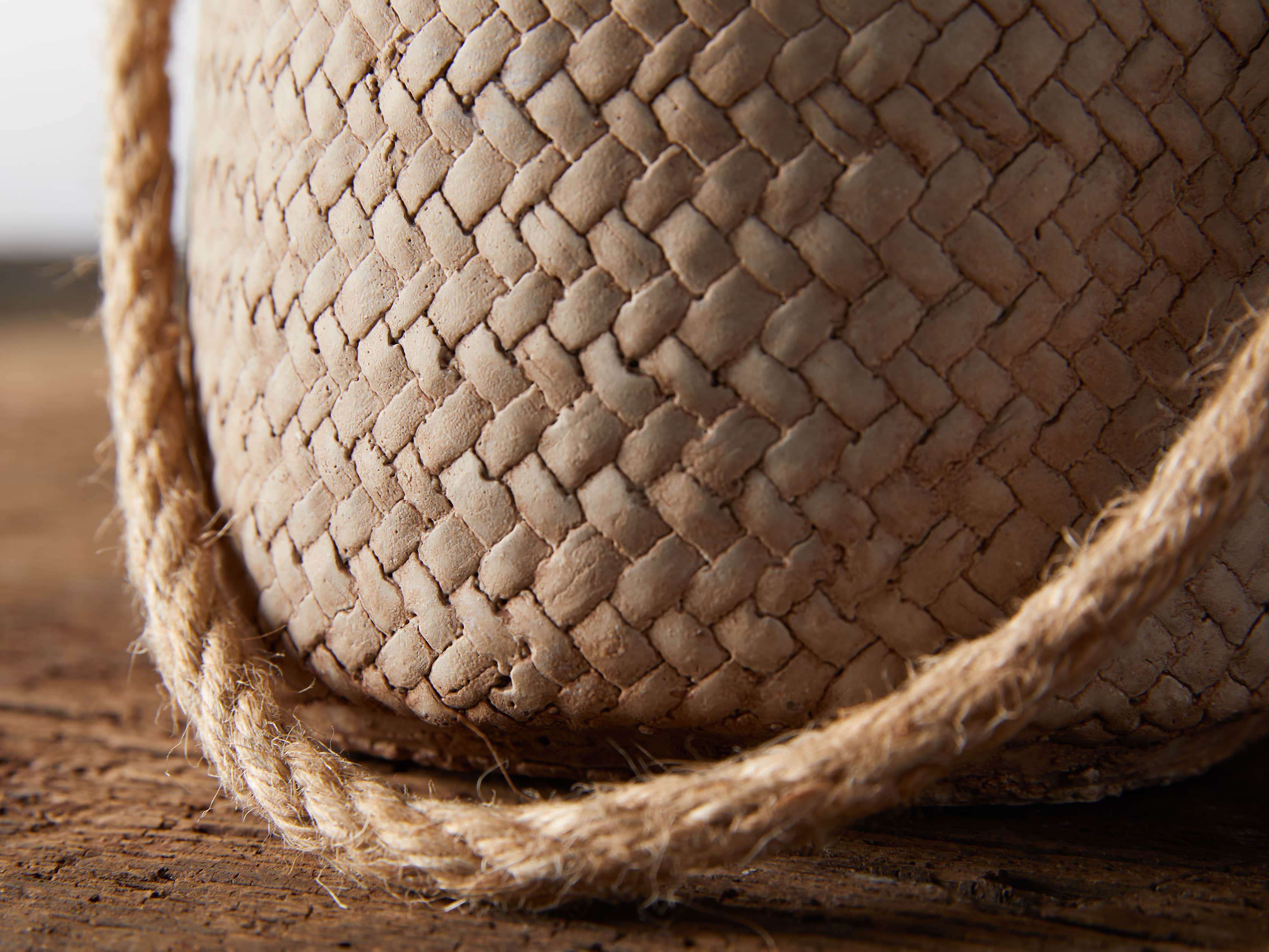 Woven Hanging Planter, slide 2 of 5