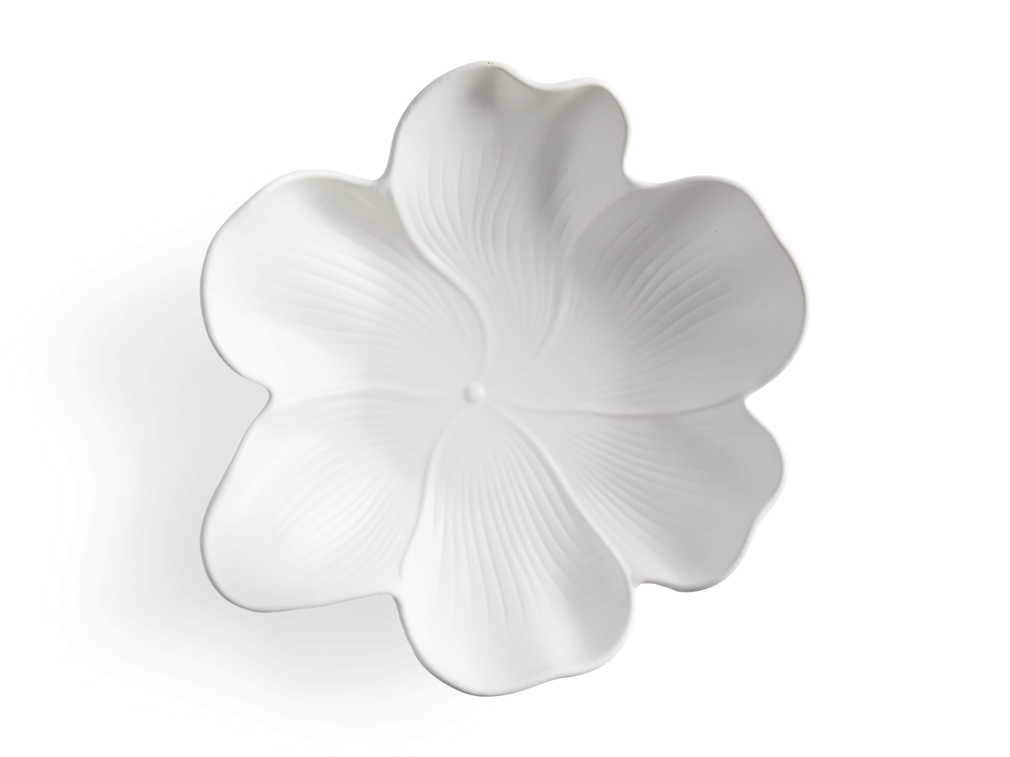 Large Magnolia Plate in White, slide 4 of 5