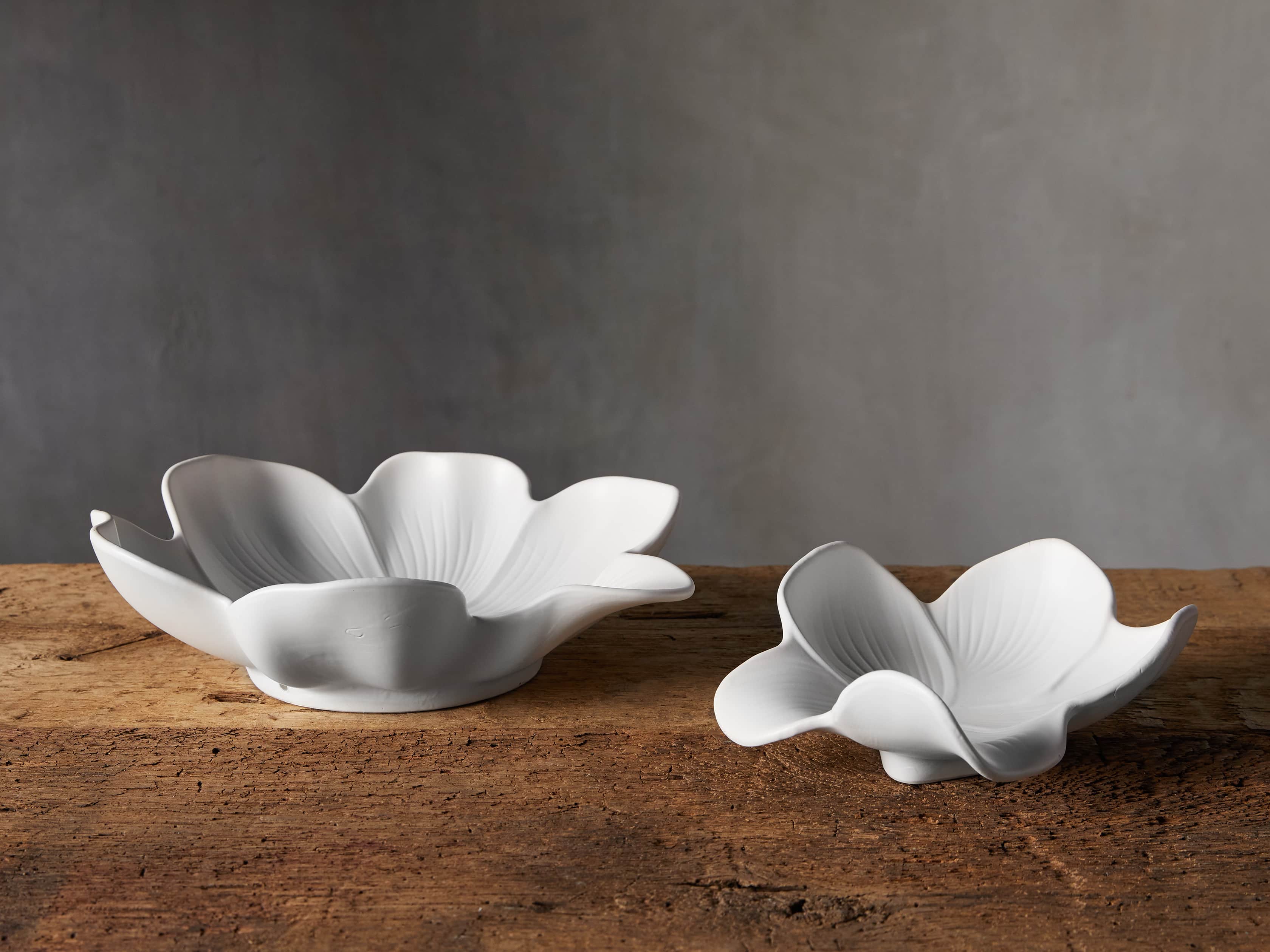 Large Magnolia Plate in White, slide 2 of 5
