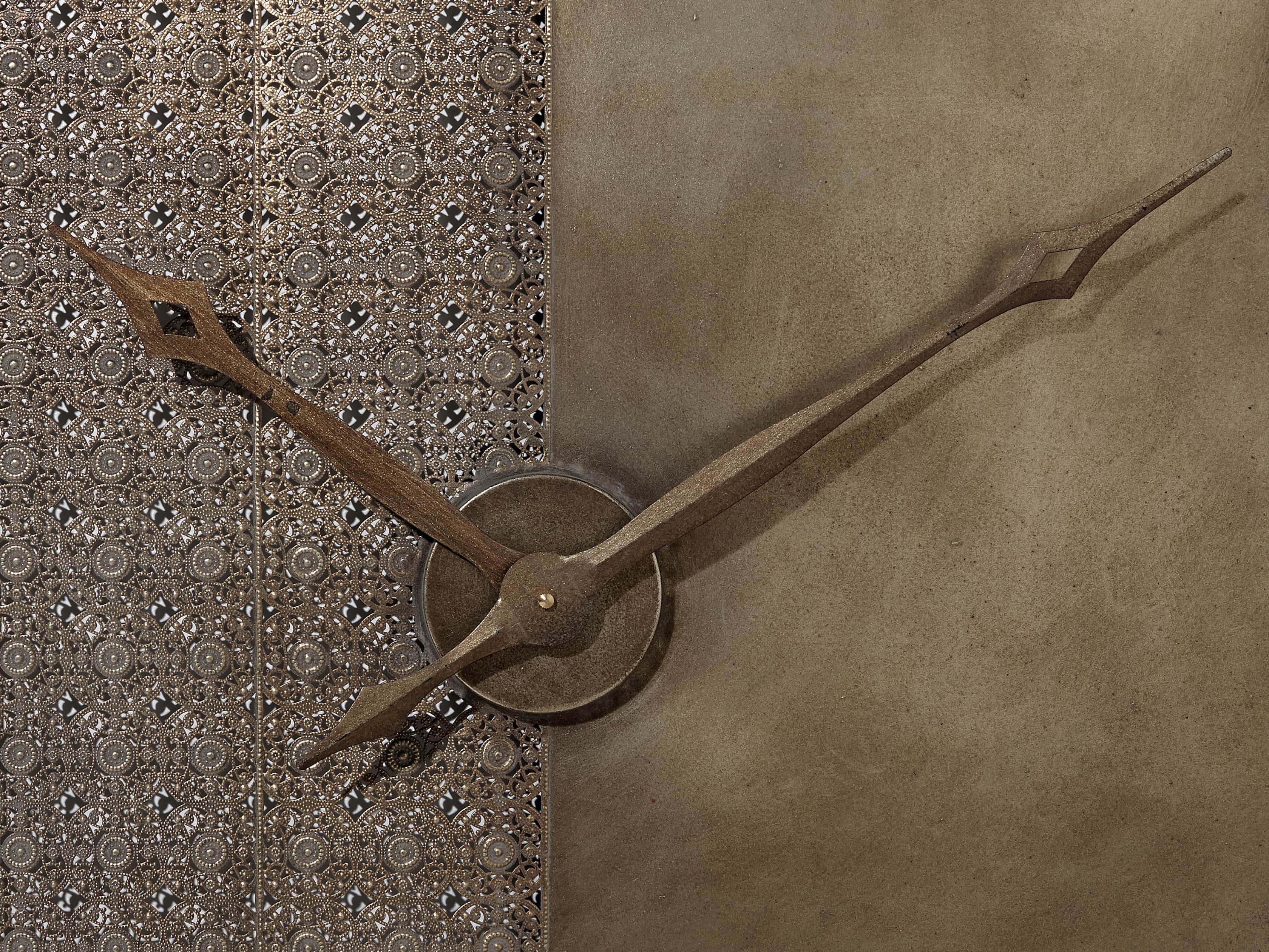 Merida 39" Clock in Antique Gold, slide 3 of 4