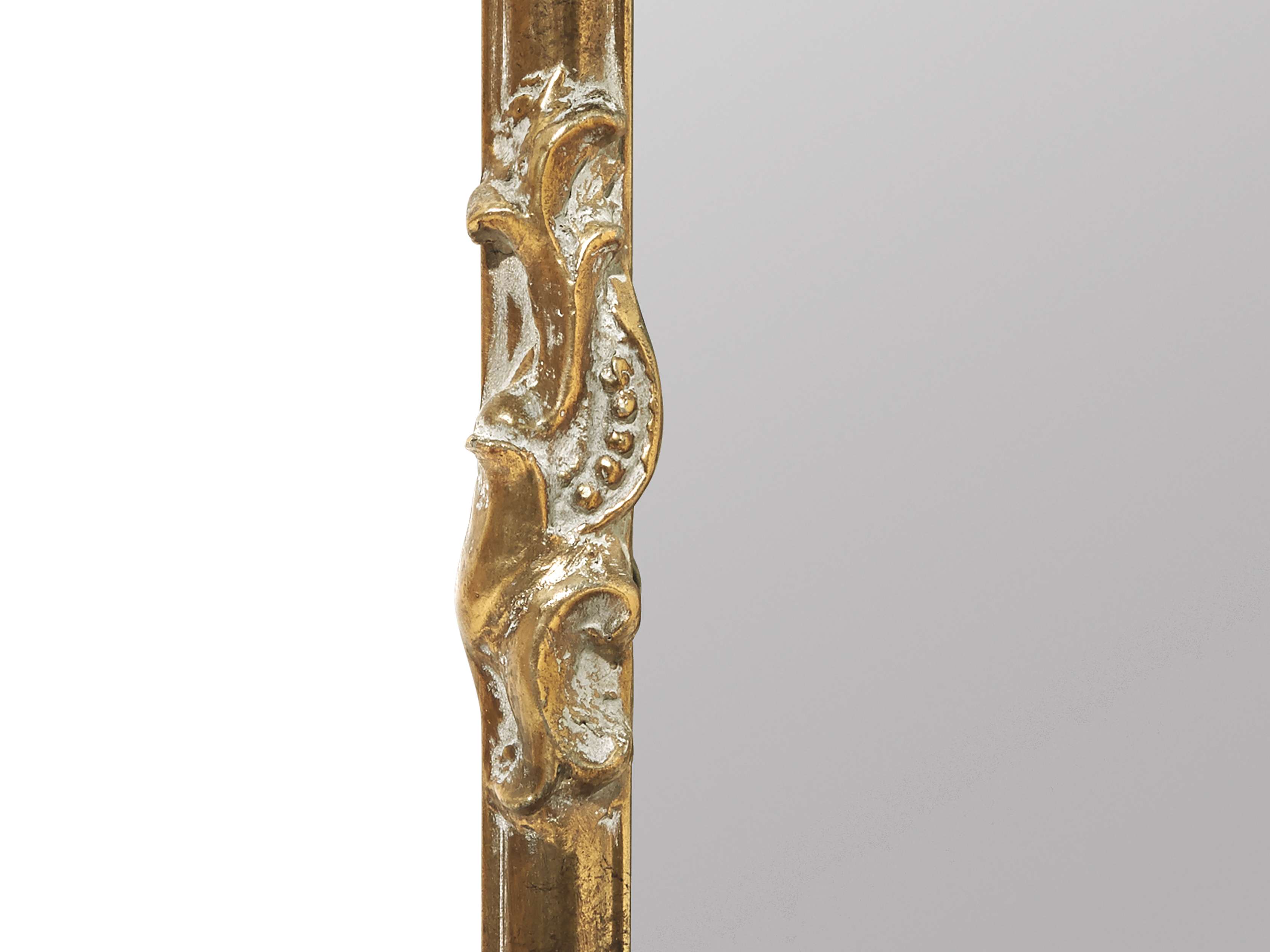 Copenhagen Grand Floor Mirror in Gold | Arhaus