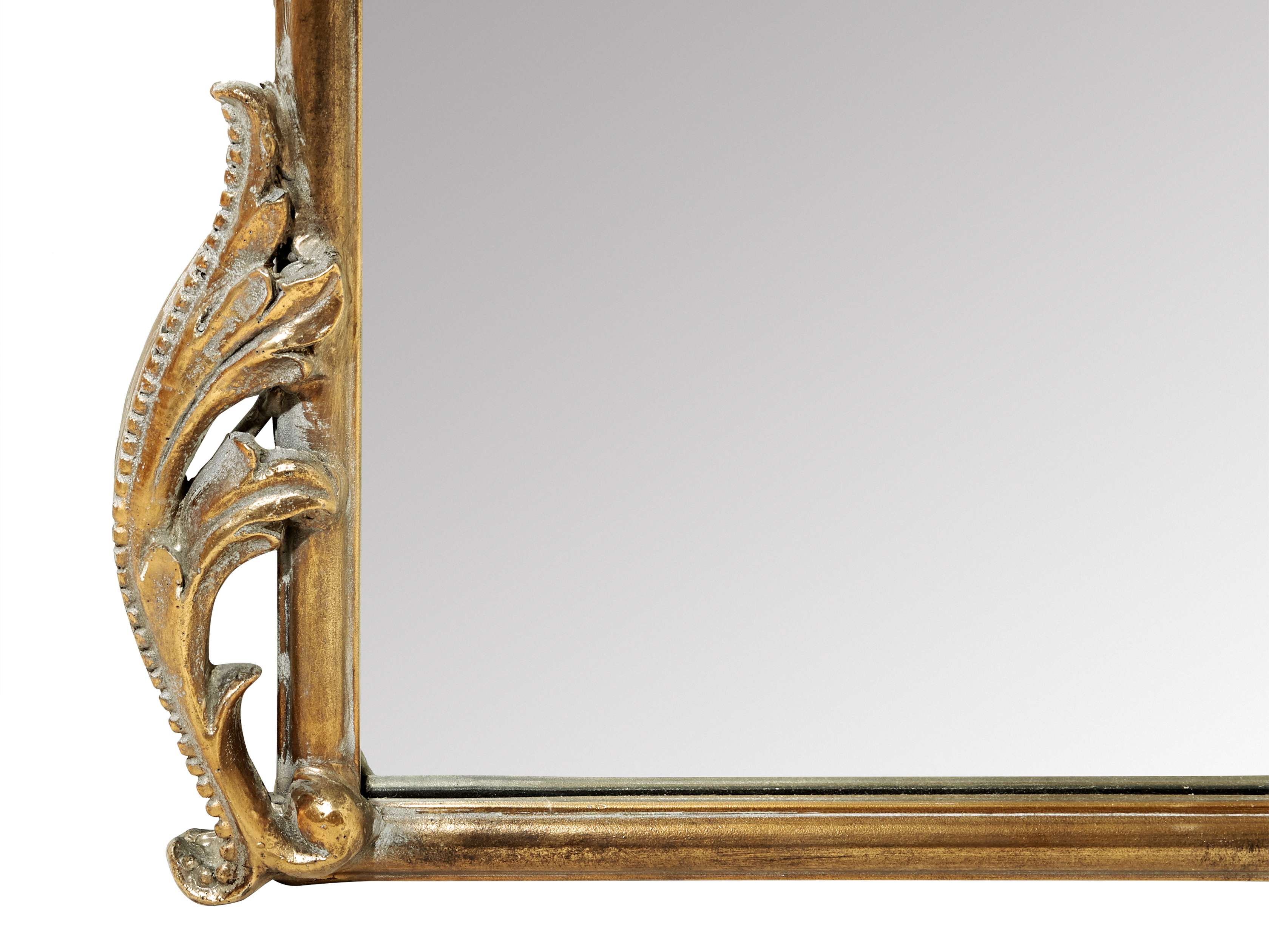 Amelie Floor Mirror in Gold Arhaus