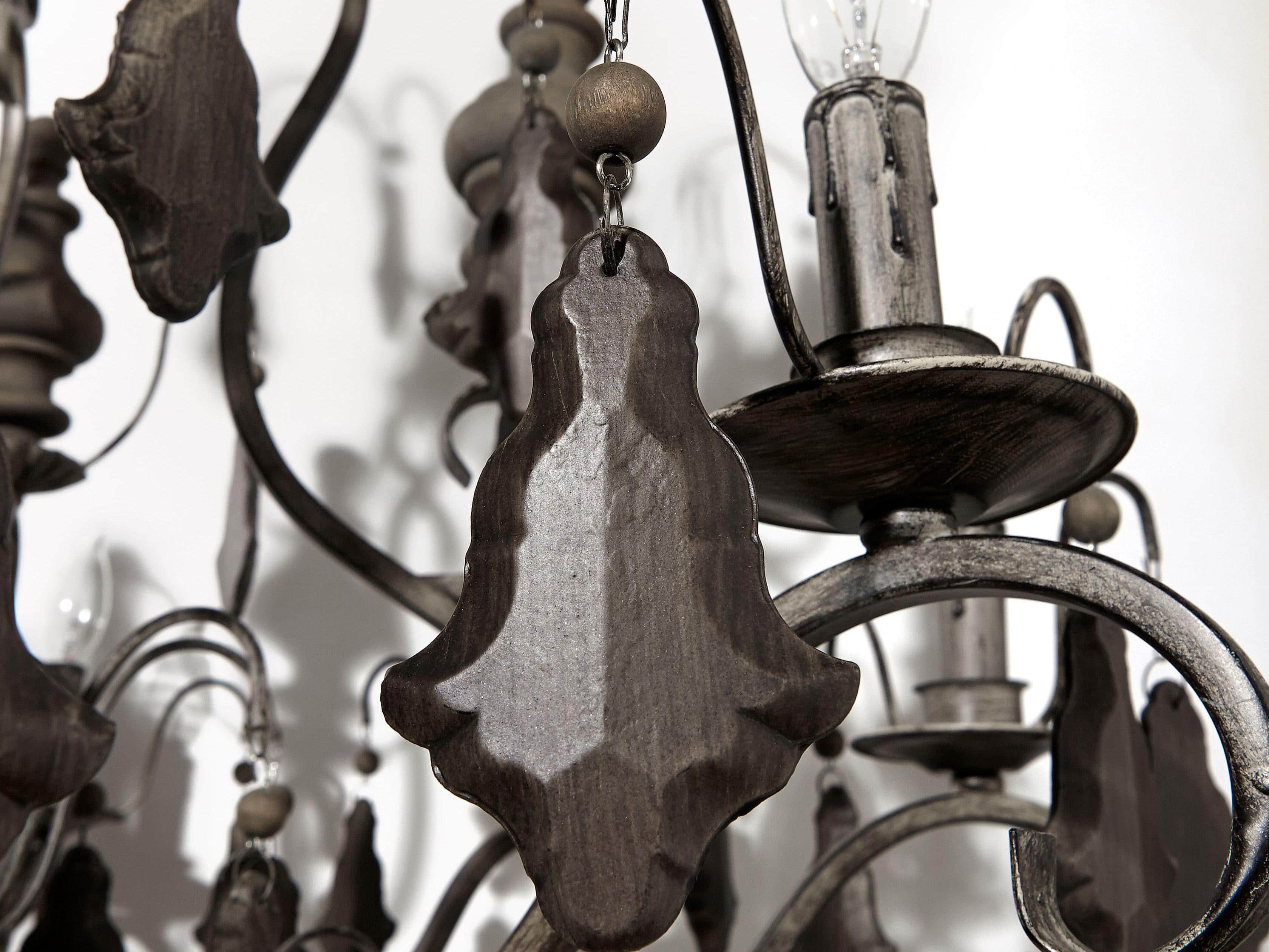 St Augustine Chandelier in Grey
