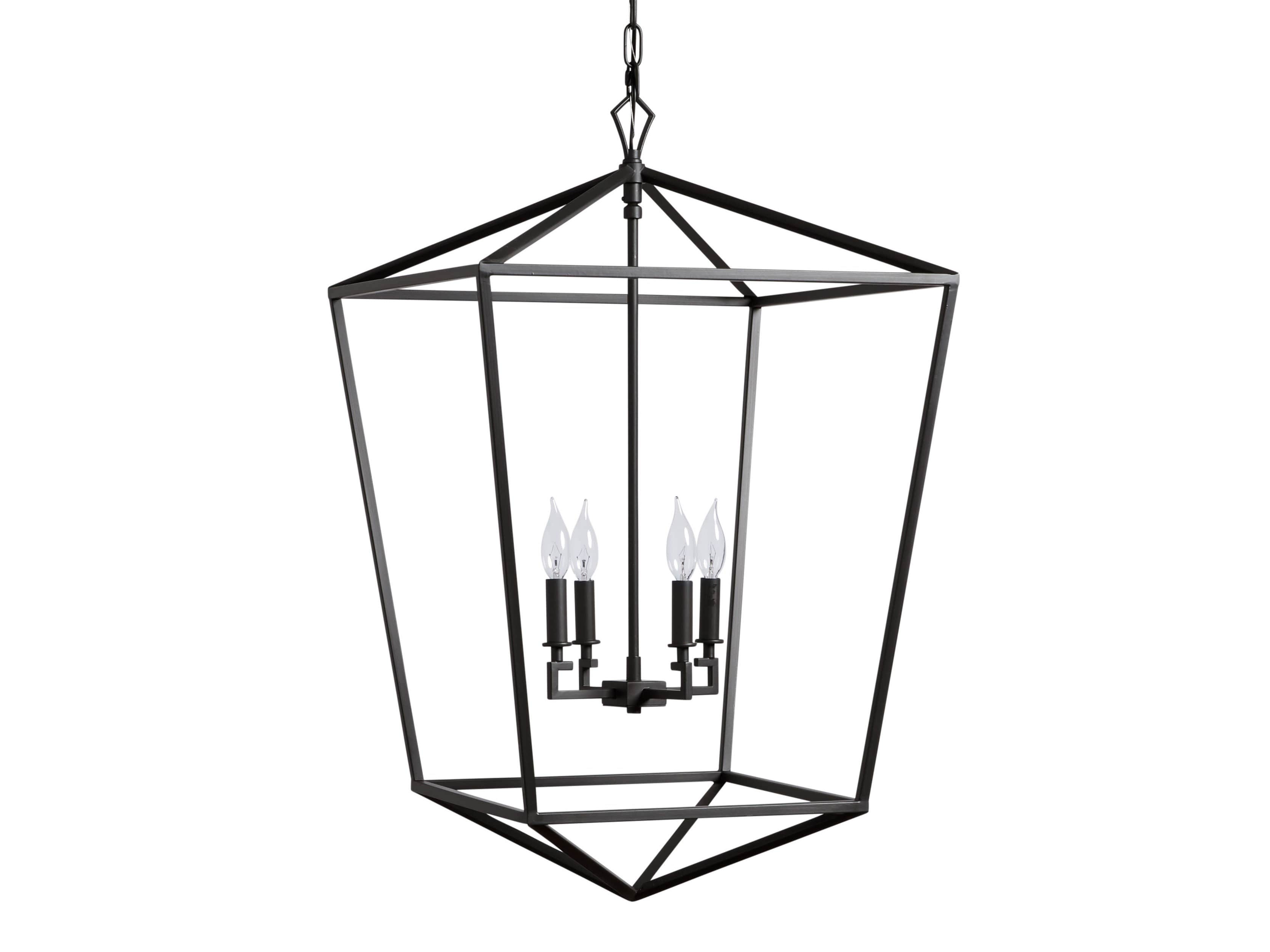 Hemisphere Large Antique Bronze Garnet Chandelier, slide 7 of 7
