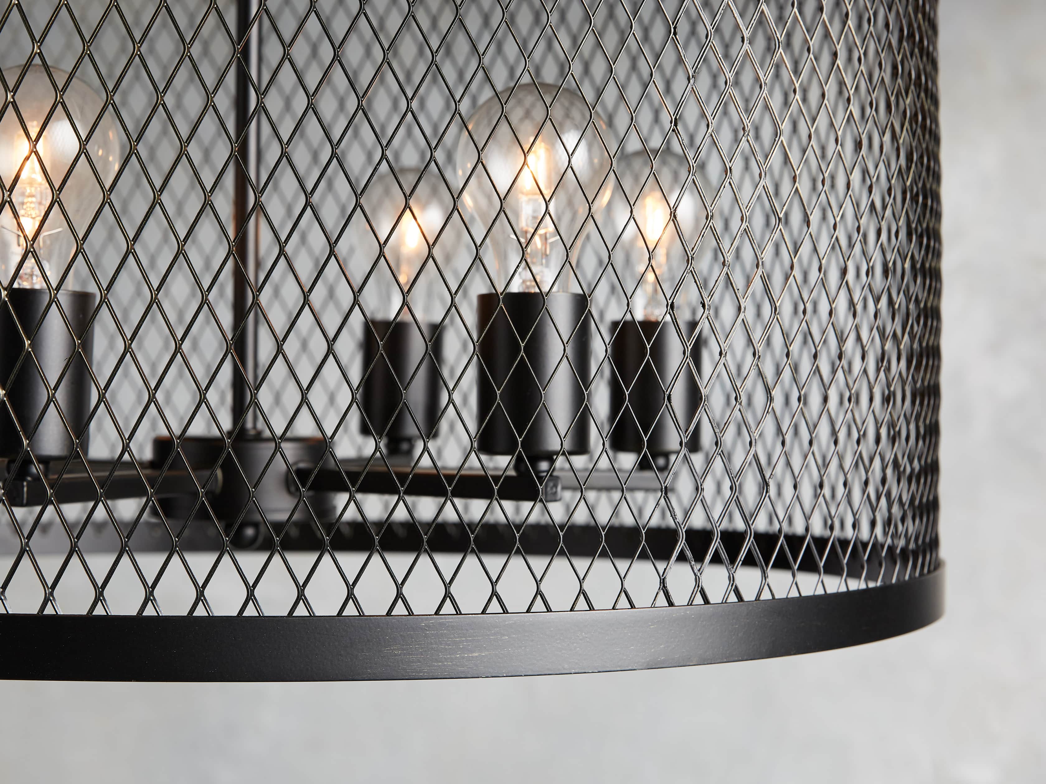 Marlow 24" Black Wire Chandelier, slide 2 of 3