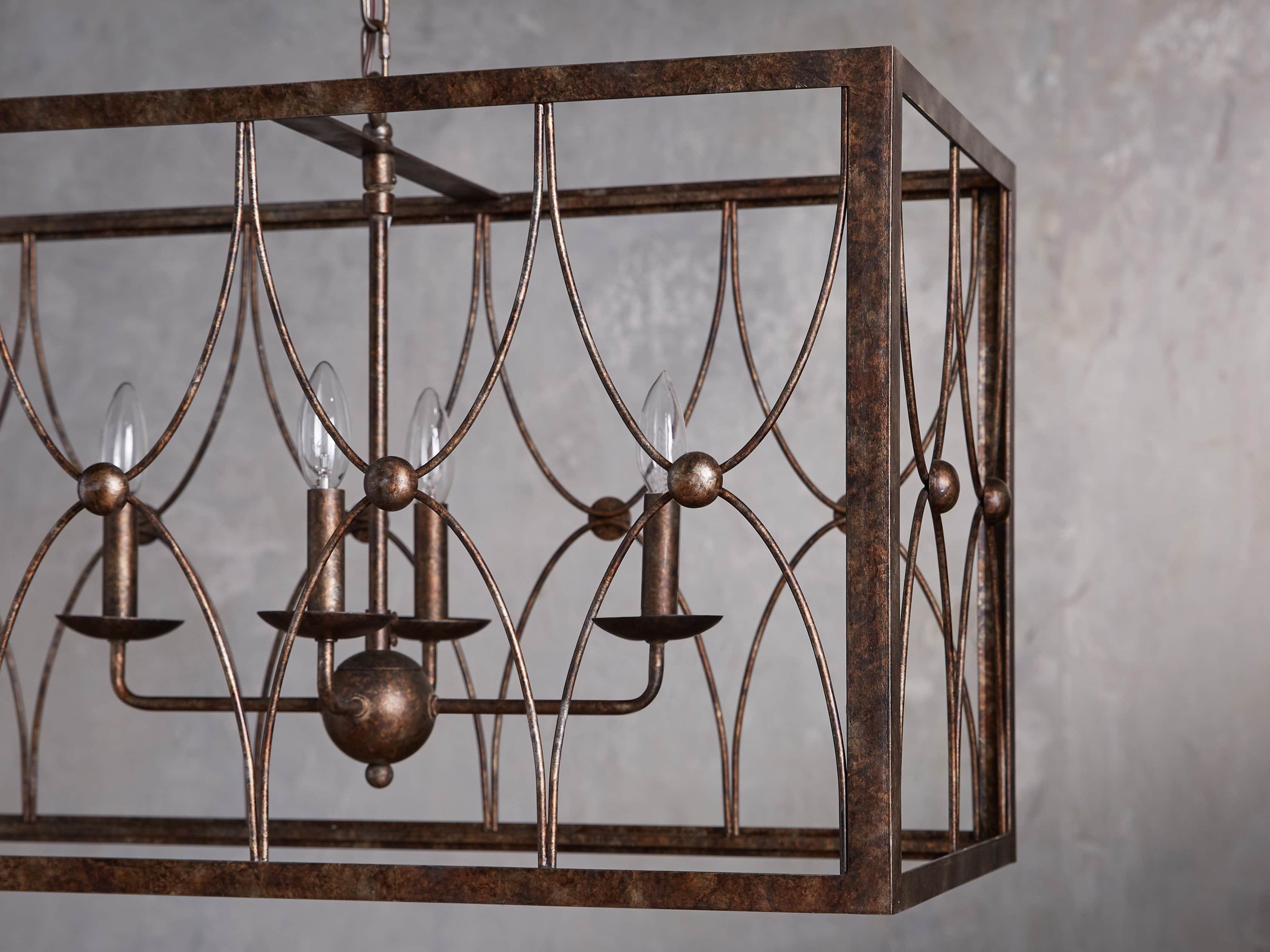 Sardinia 48" Rectangle Chandelier, slide 2 of 4