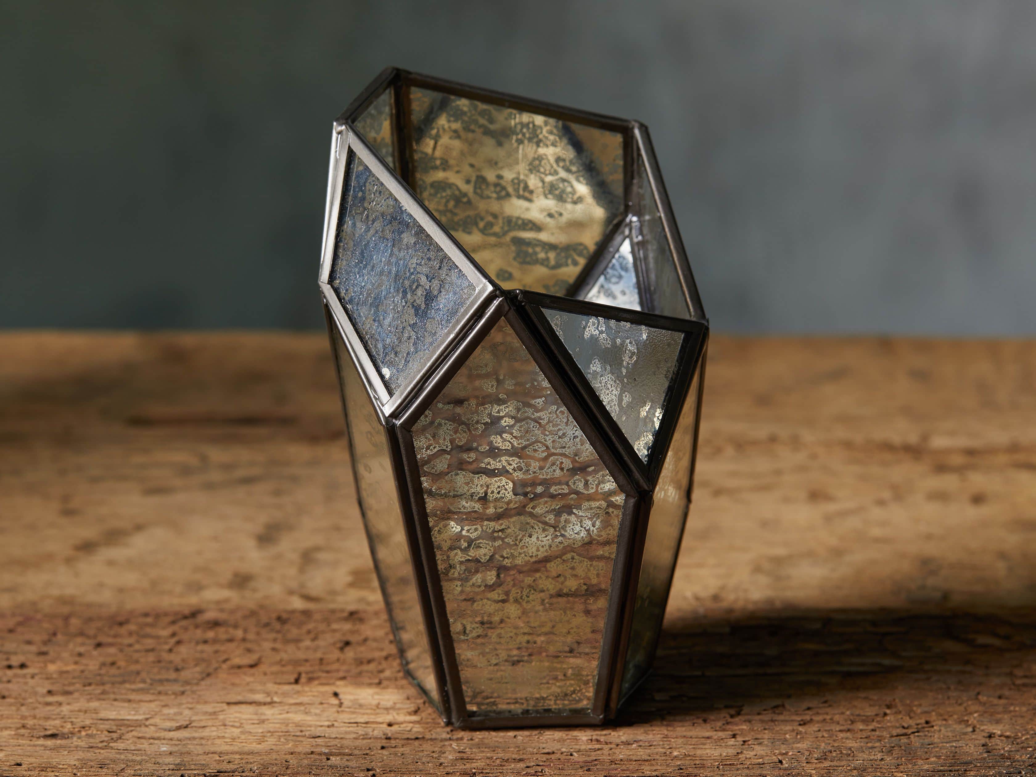 6.5" Geo Tealight Holder, slide 1 of 6