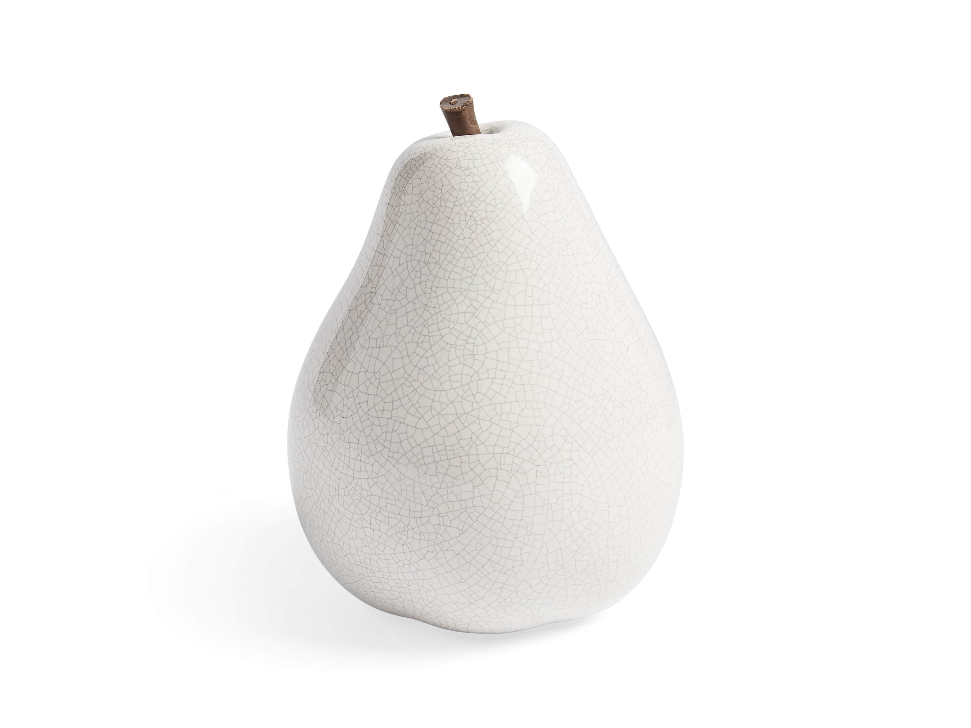 Ceramic Pear in White - Come take a peek at more Arhaus French Vintage Timeless Furniture, Decor and Lighting on Hello Lovely Studio.