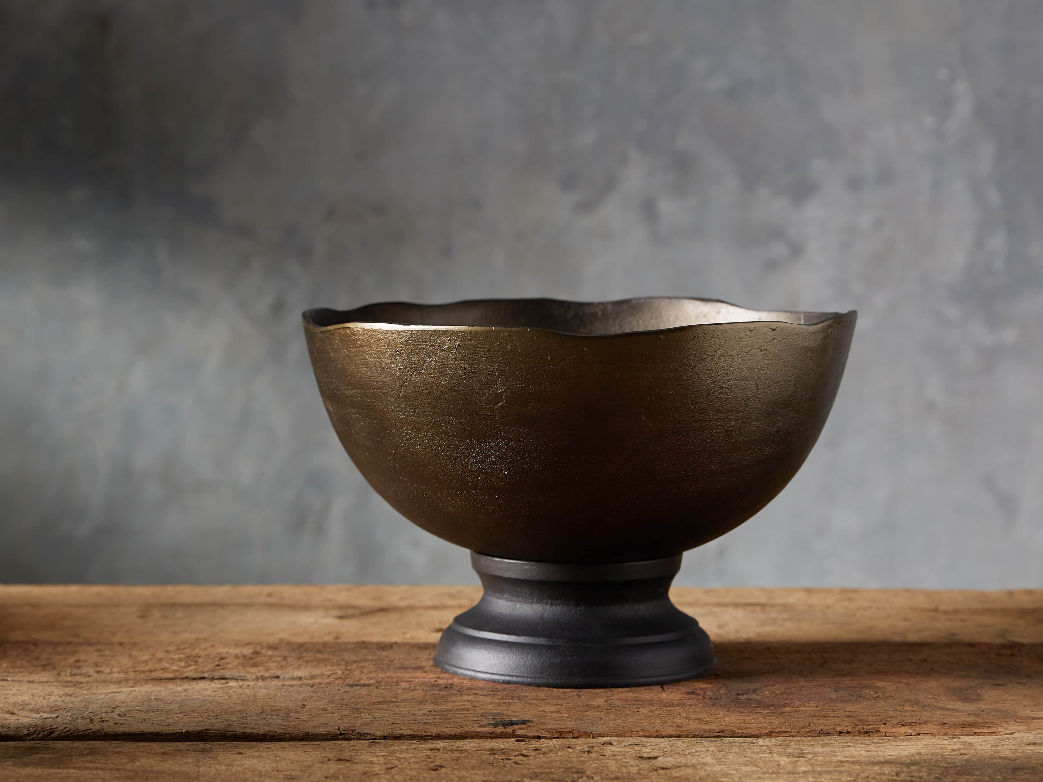Pasca Antique Brass Bowl, slide 1 of 4