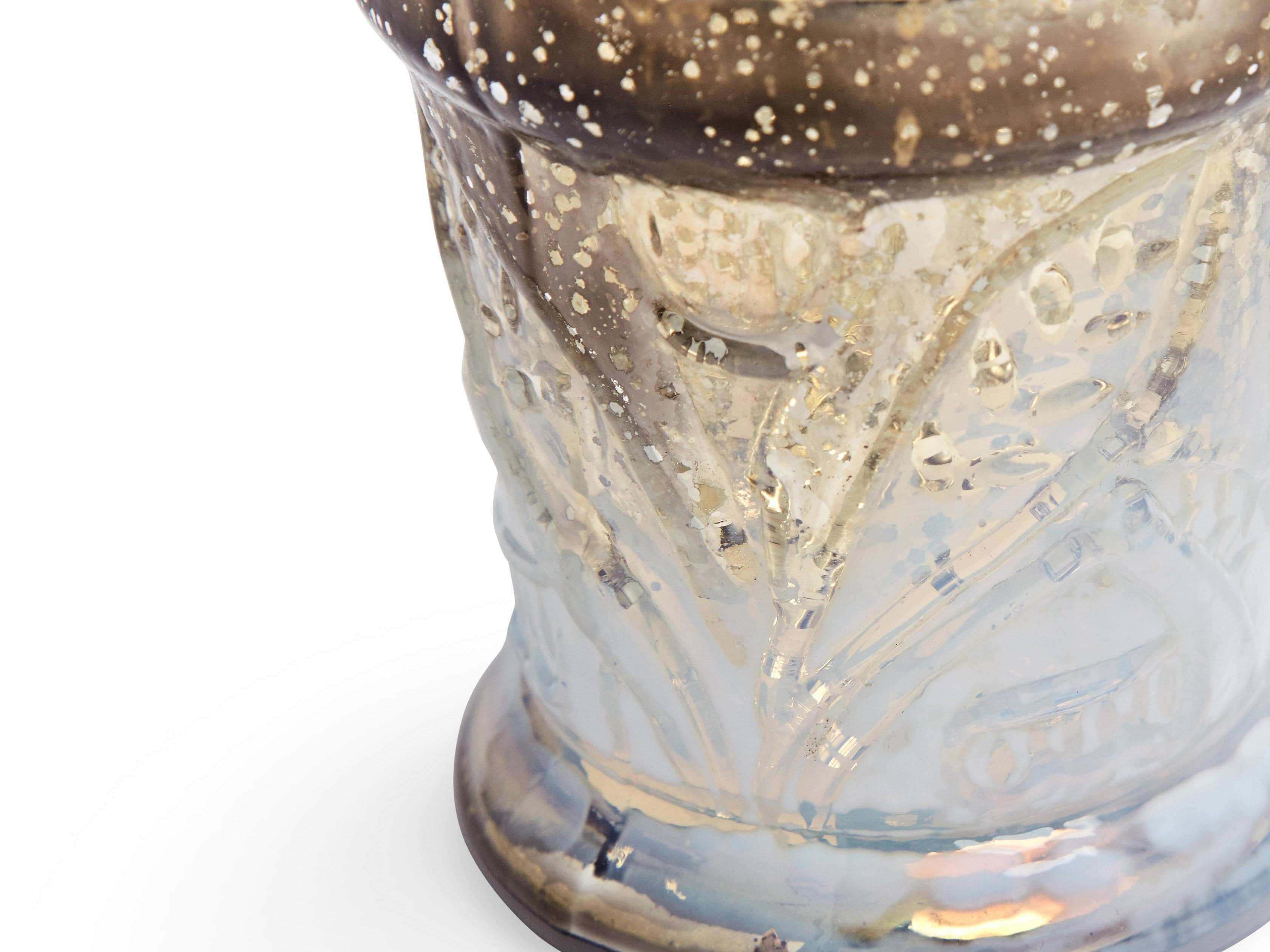 Blanc 3" Leaf Tealight Holder