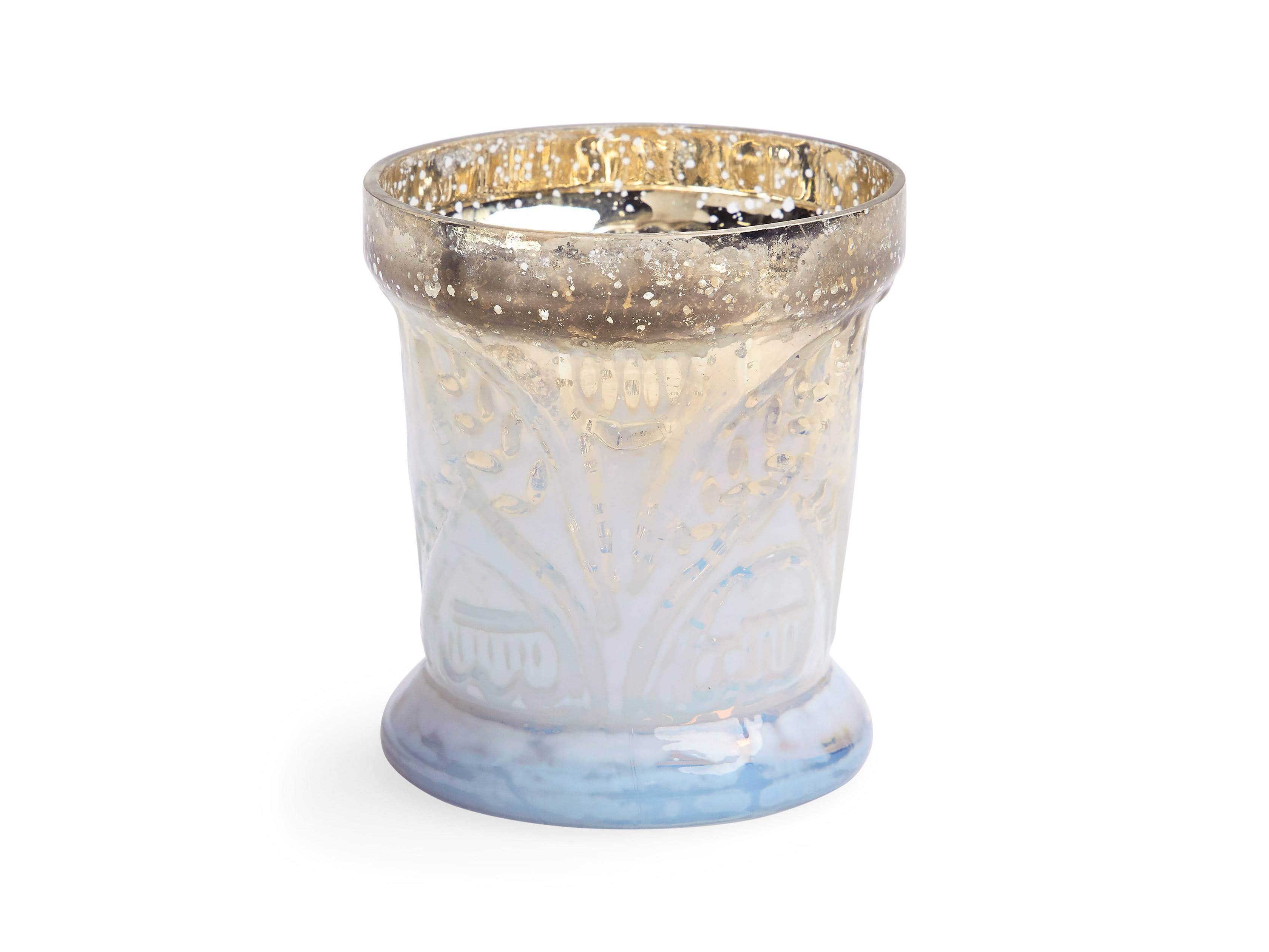 Blanc 3" Leaf Tealight Holder