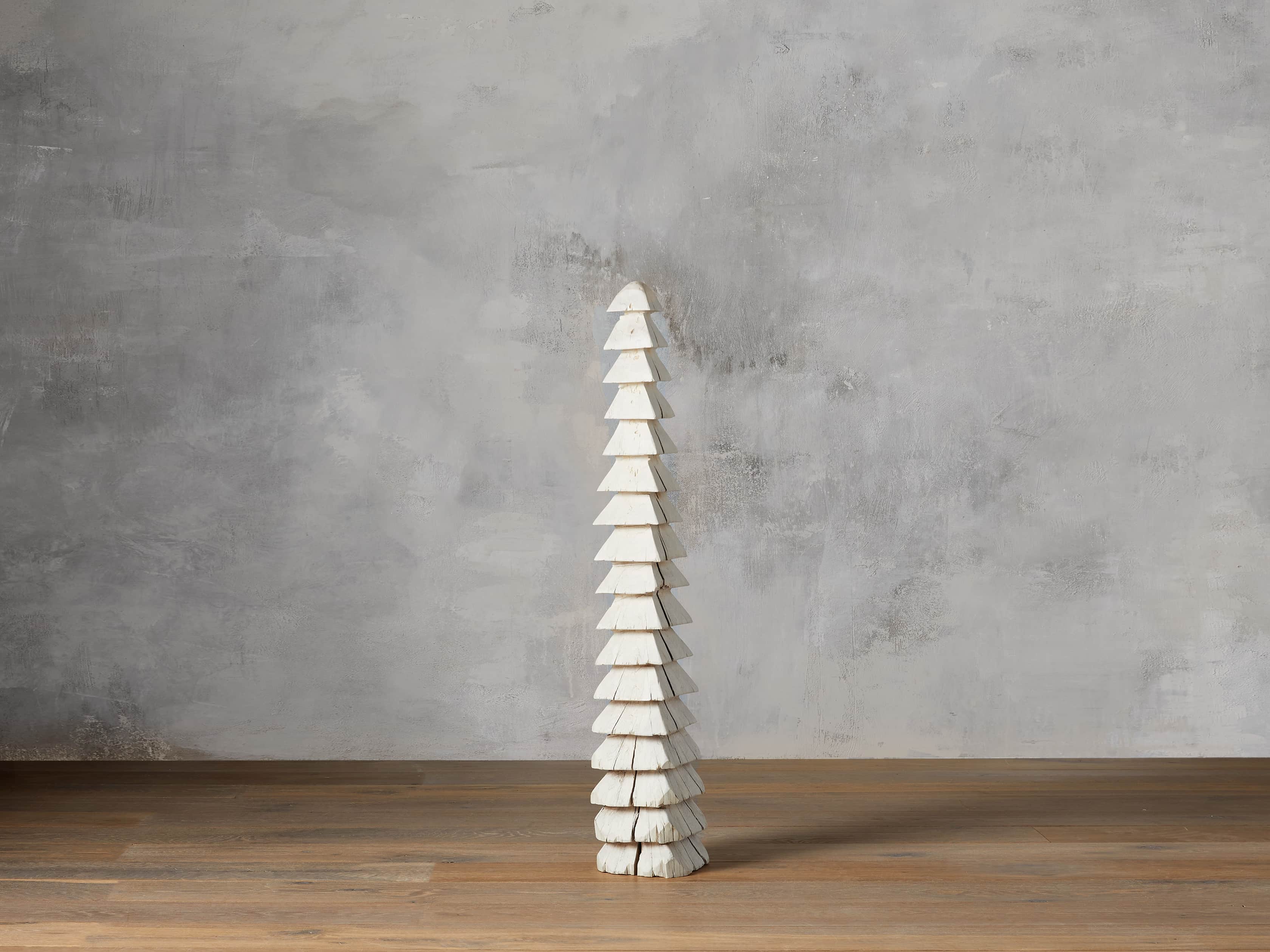 Small Stacked Chainsaw Tree, slide 1 of 4