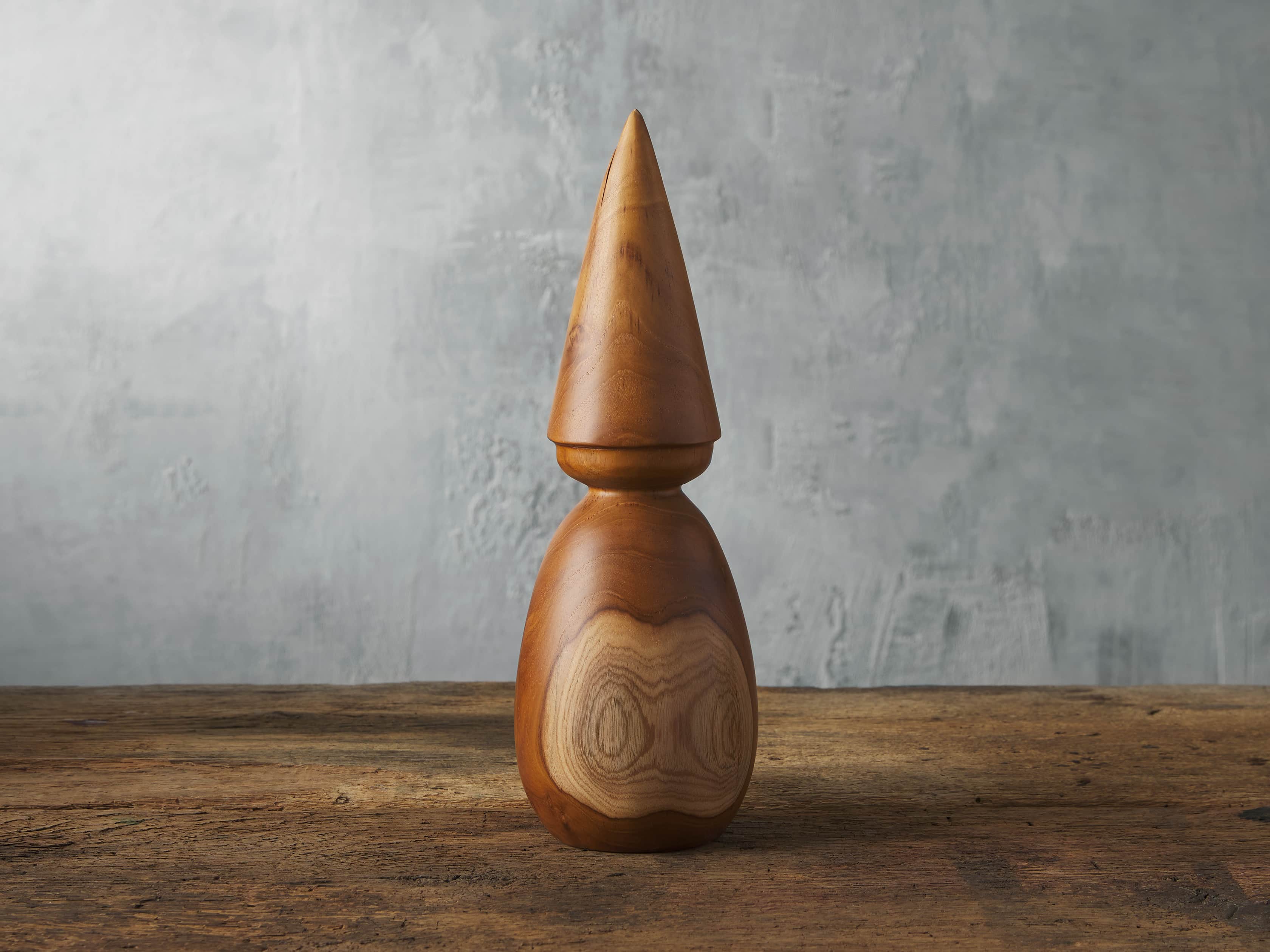 Large Natural Wooden Elf, slide 1 of 4
