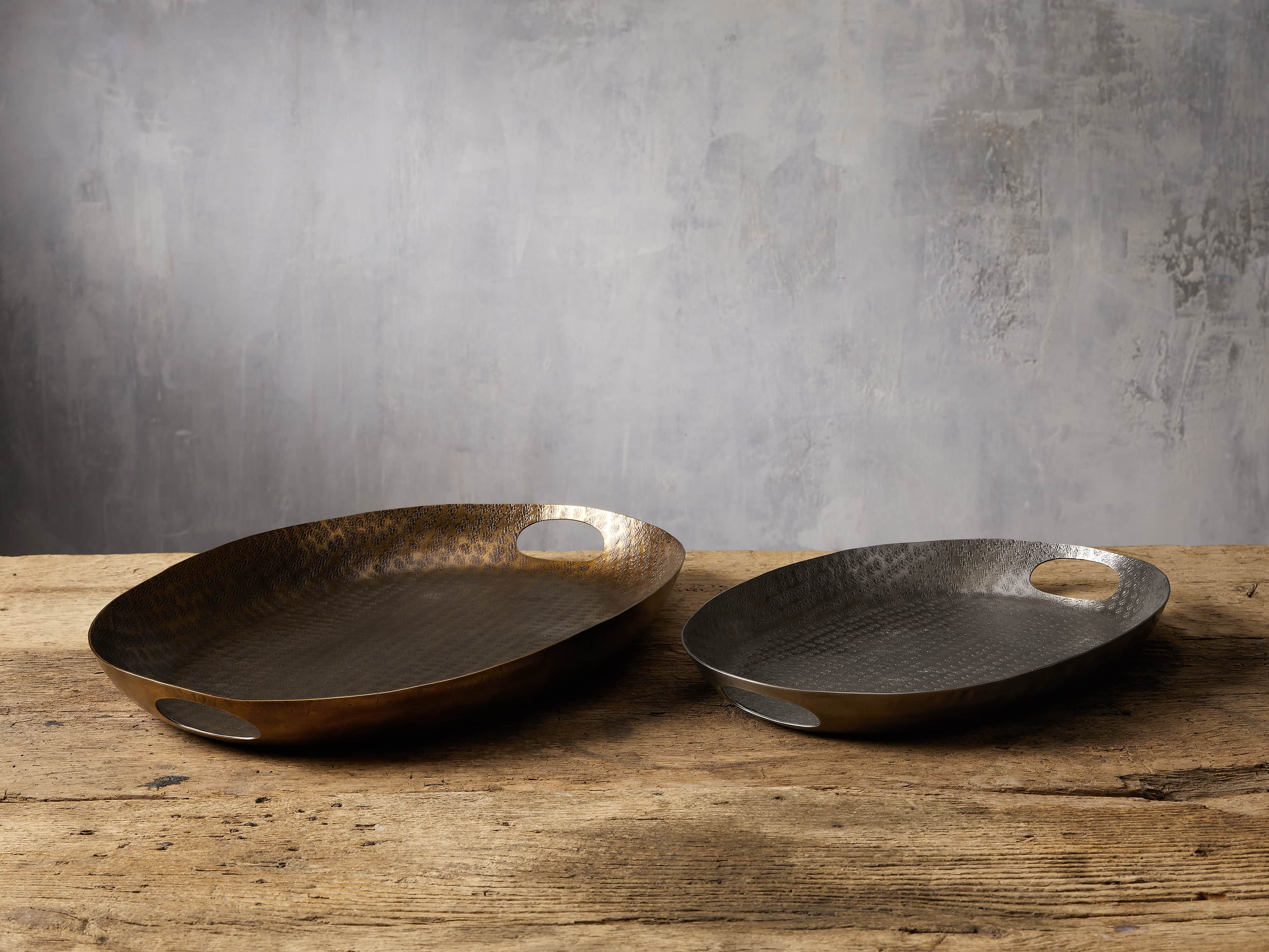 Small Nickel Ovalo Tray, slide 3 of 5