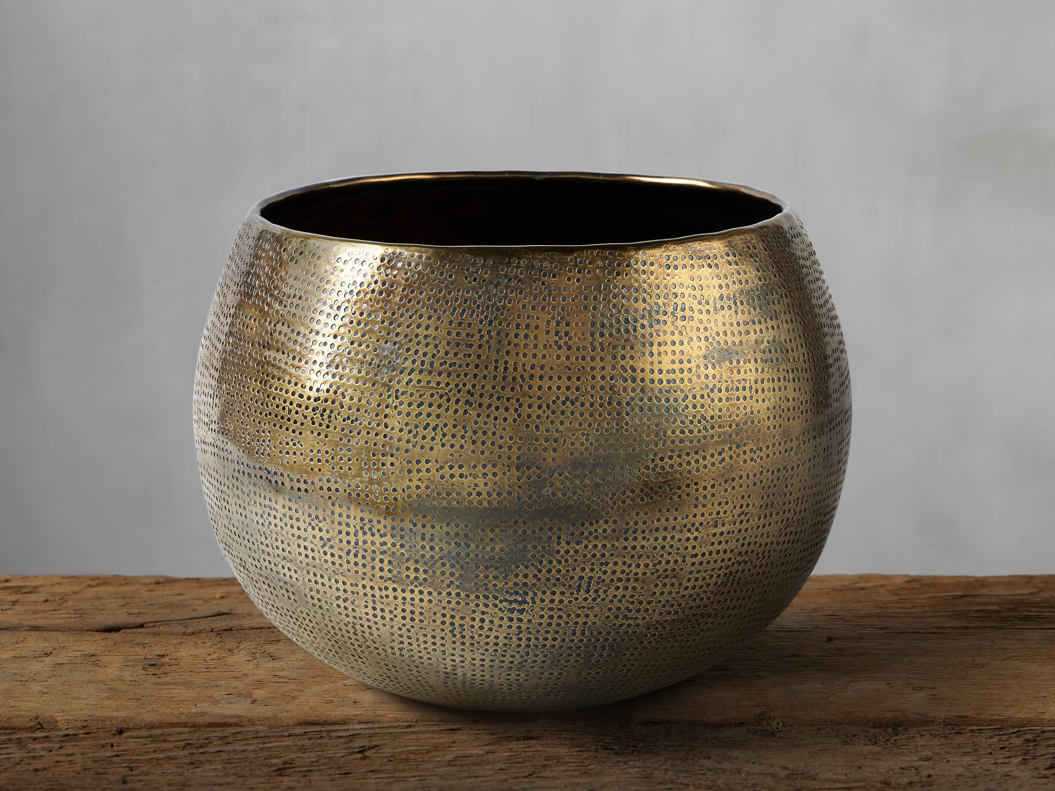 Cordova Bowl in Antique Brass, slide 1 of 7