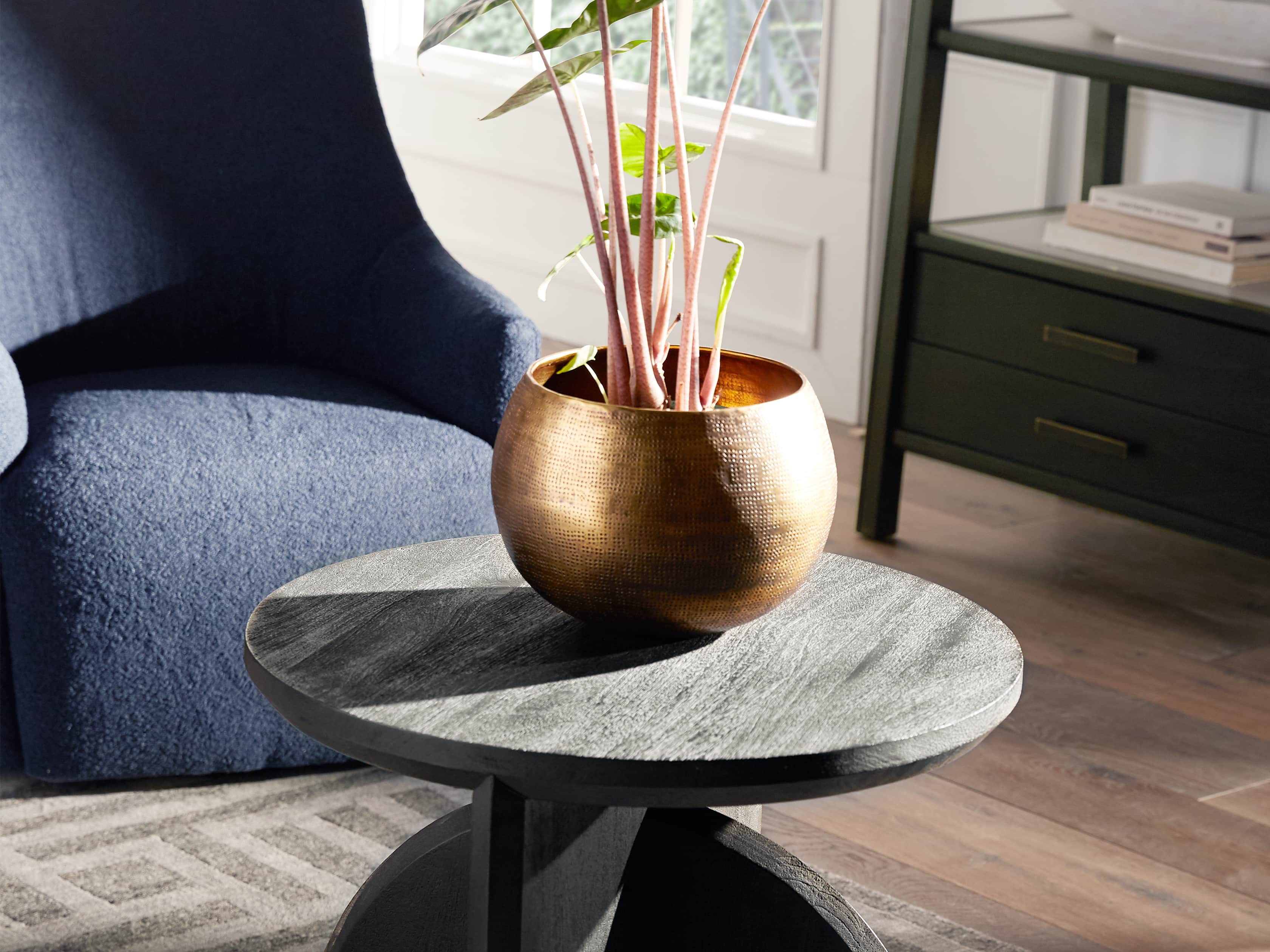 Cordova Bowl in Antique Brass, slide 3 of 7