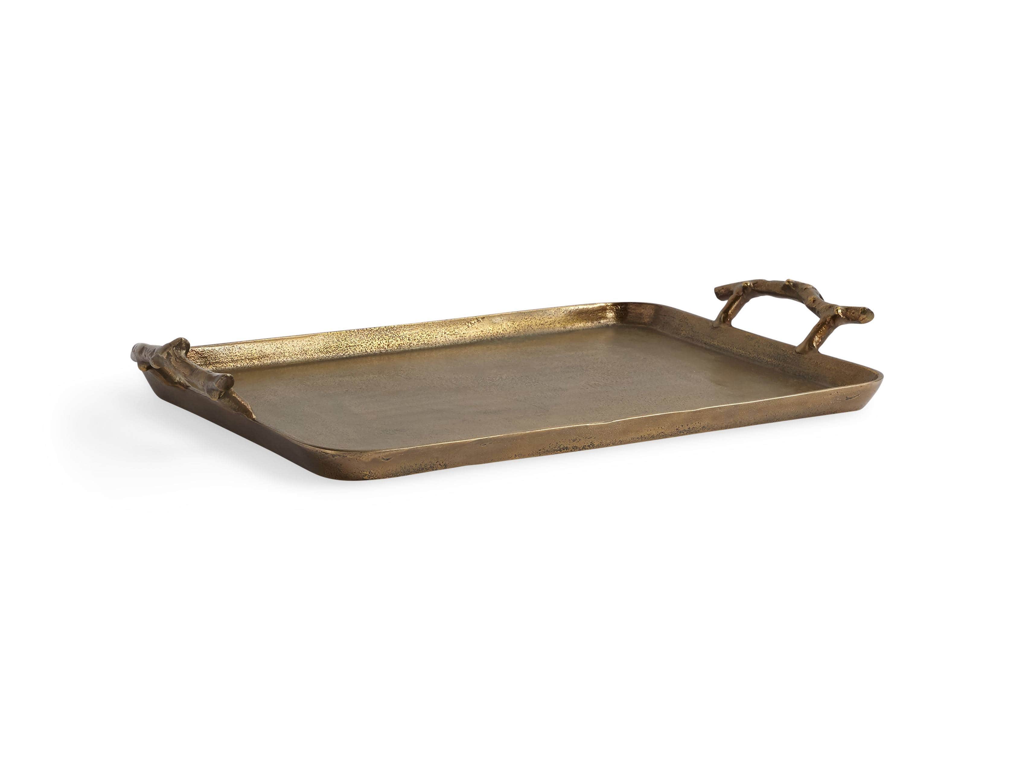 Acadia Tray in Antique Brass, slide 5 of 7