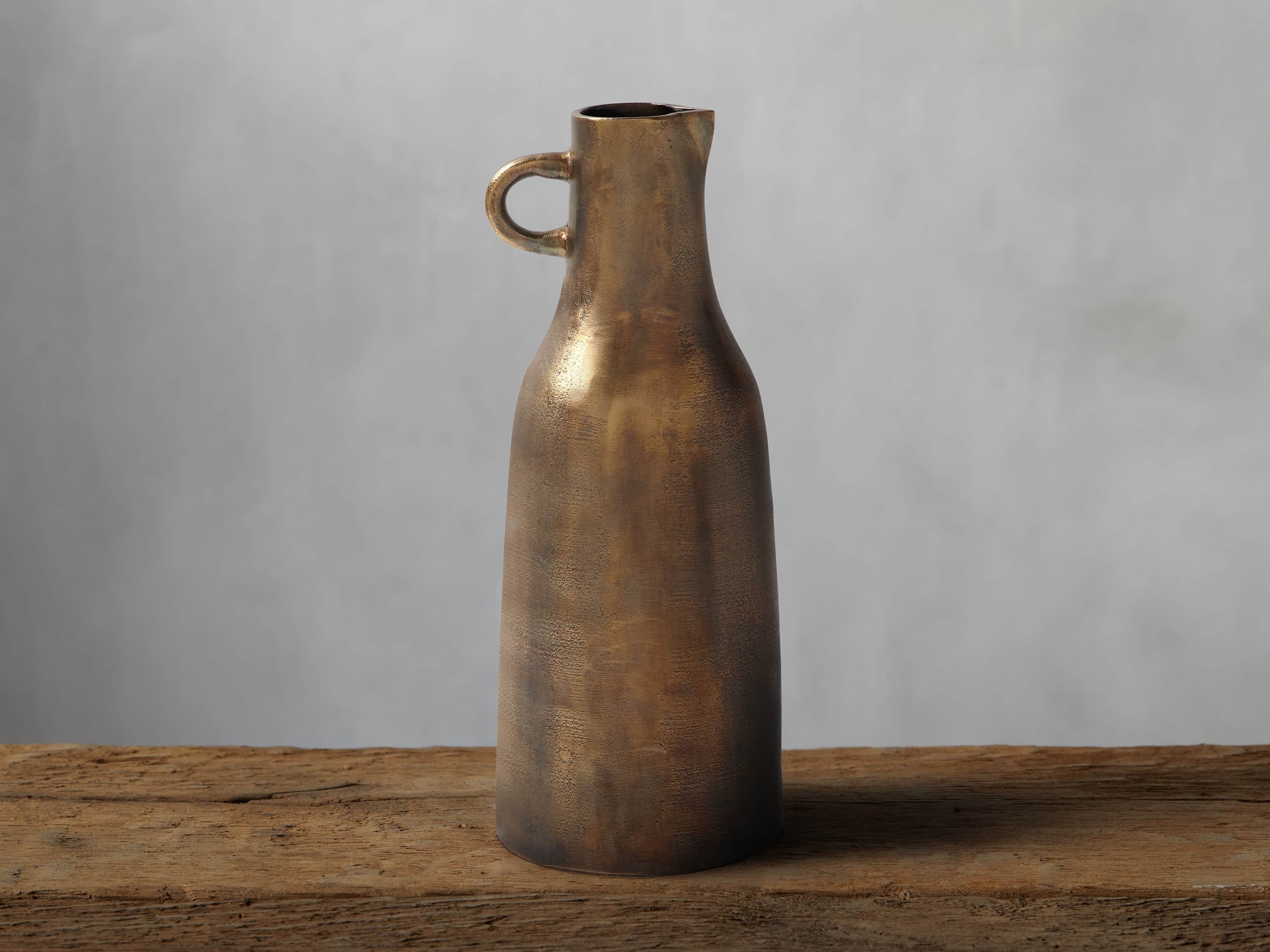 Taddeo Tall Jug in Antique Brass, slide 1 of 6