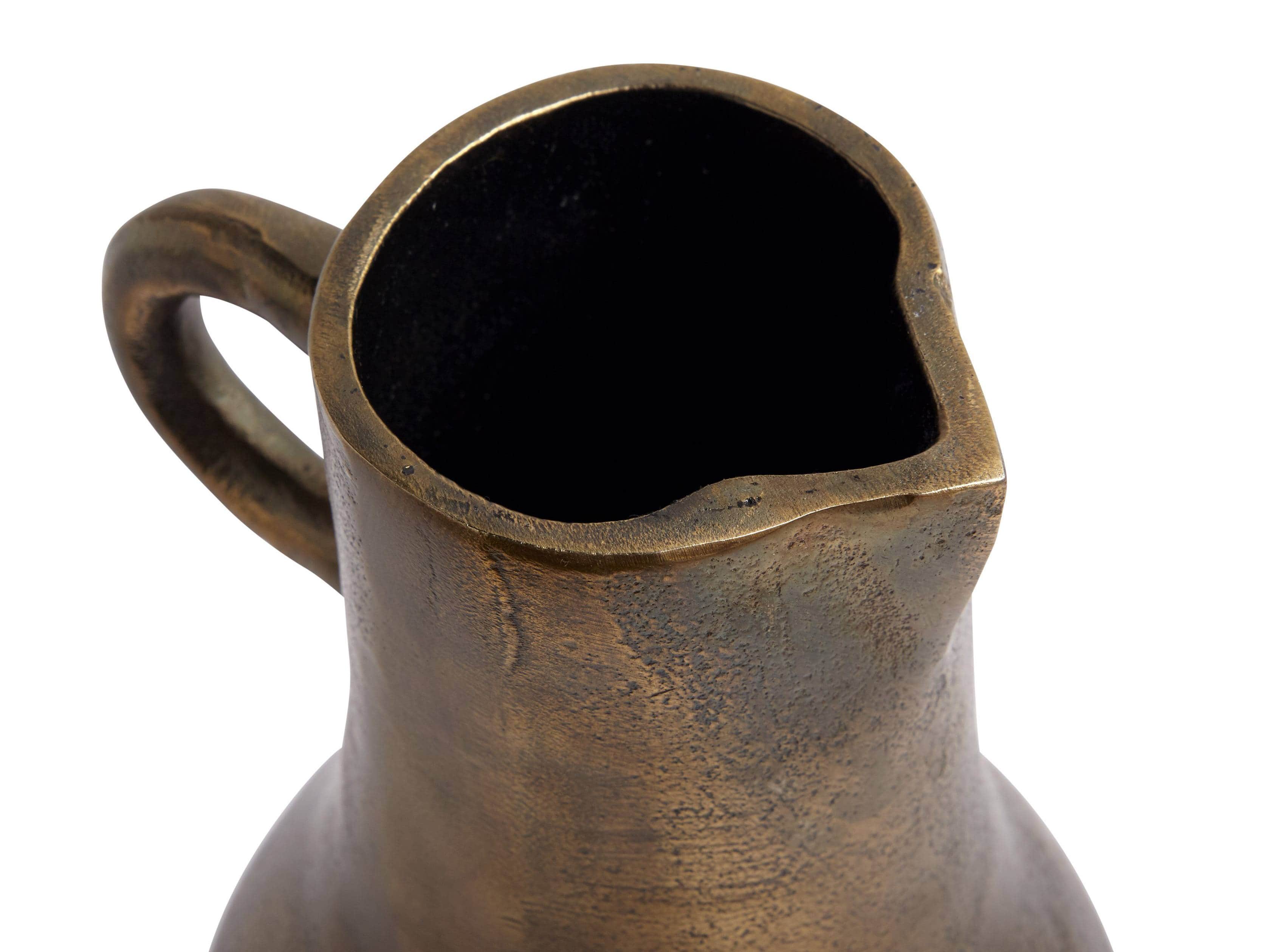 Taddeo Tall Jug in Antique Brass, slide 2 of 6