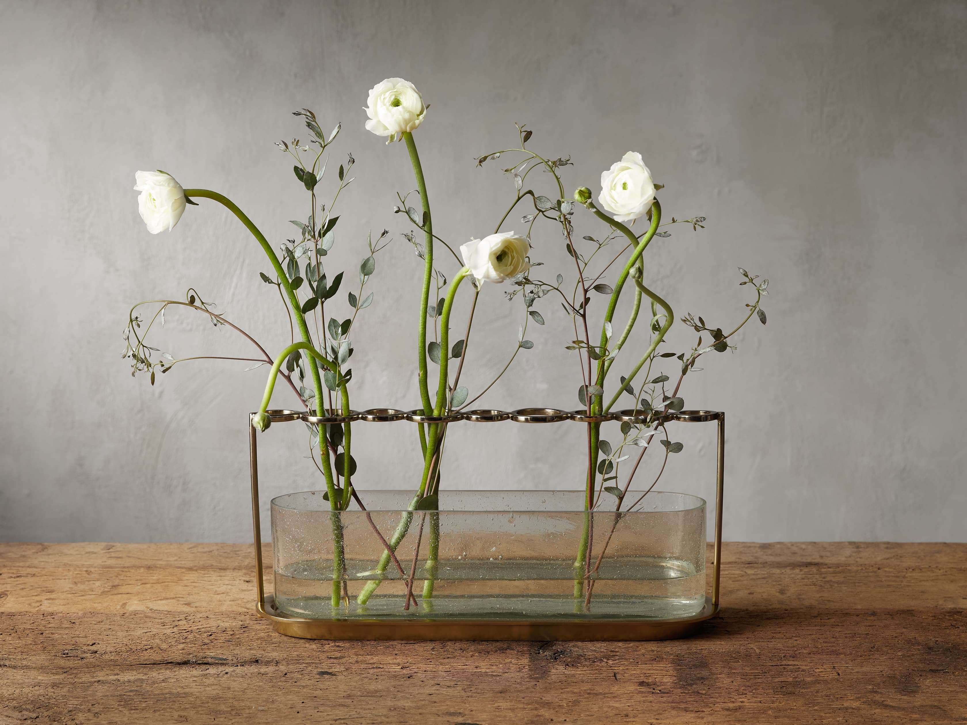 Ikebana Multi Vase in Stone White | Arhaus