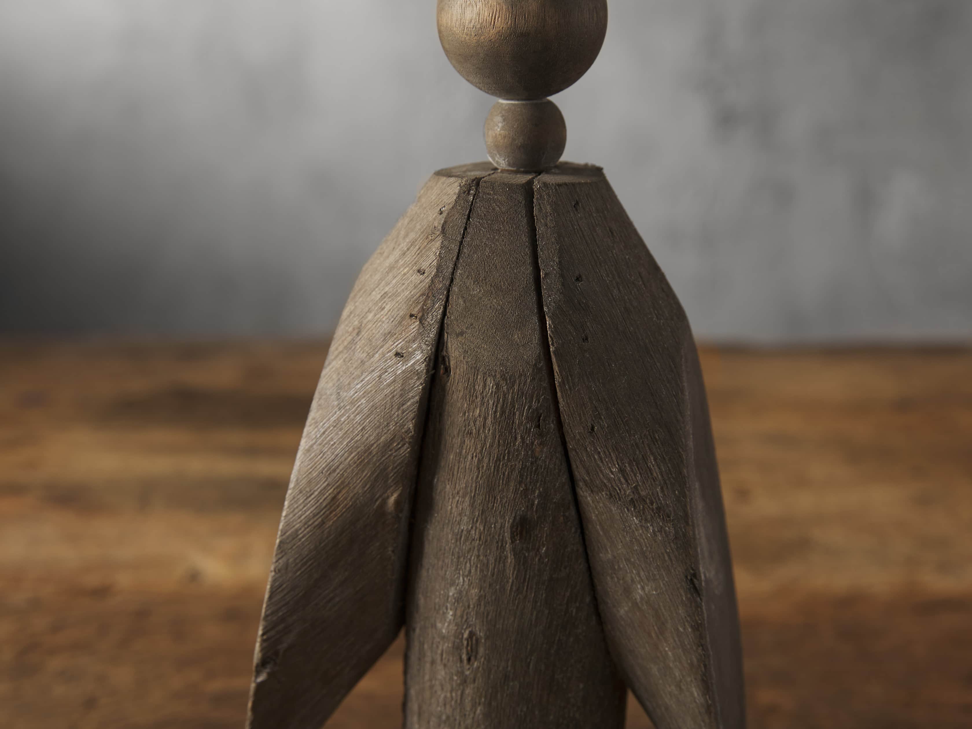 Reclaimed Wooden Angel, slide 2 of 2