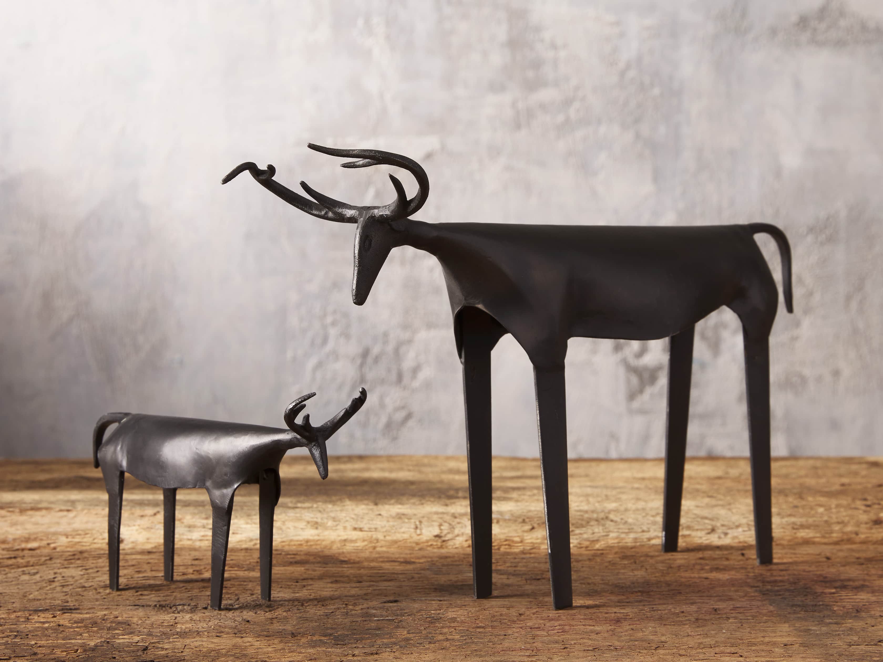 Small Rustic Iron Deer, slide 3 of 3