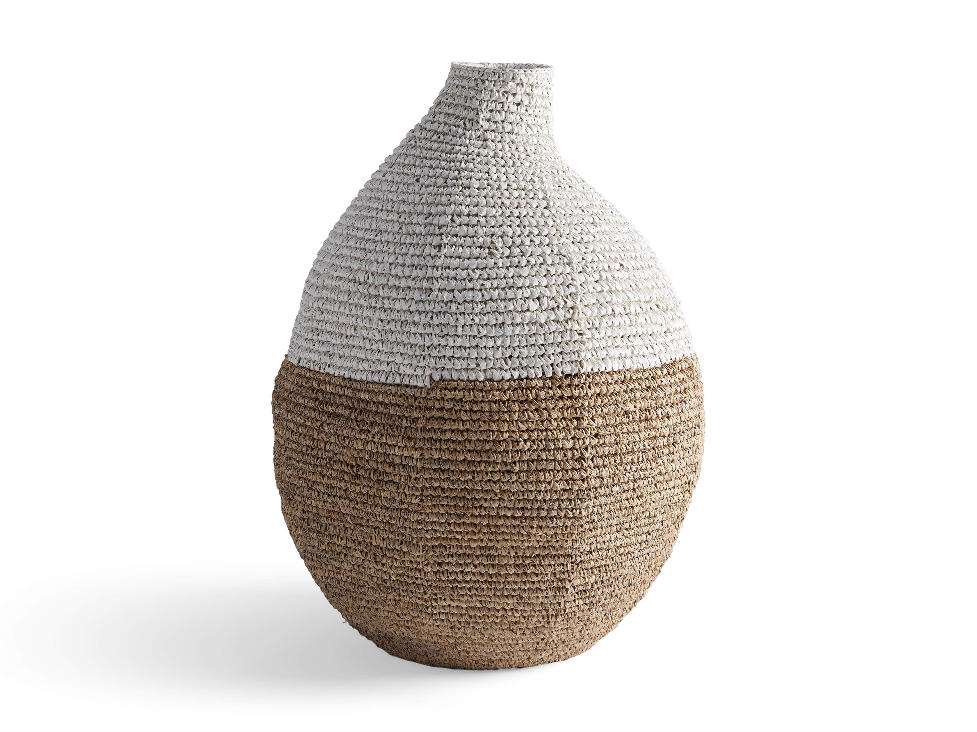 Tilos Woven Urn in Natural, slide 3 of 3