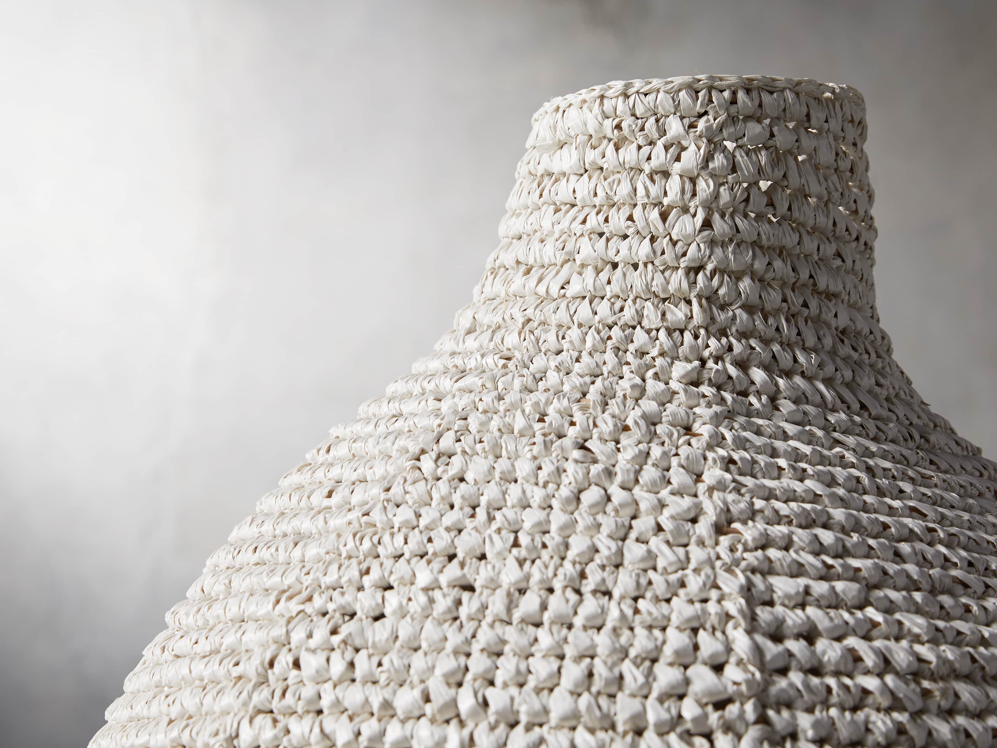 Tilos Woven Urn in Natural, slide 2 of 3