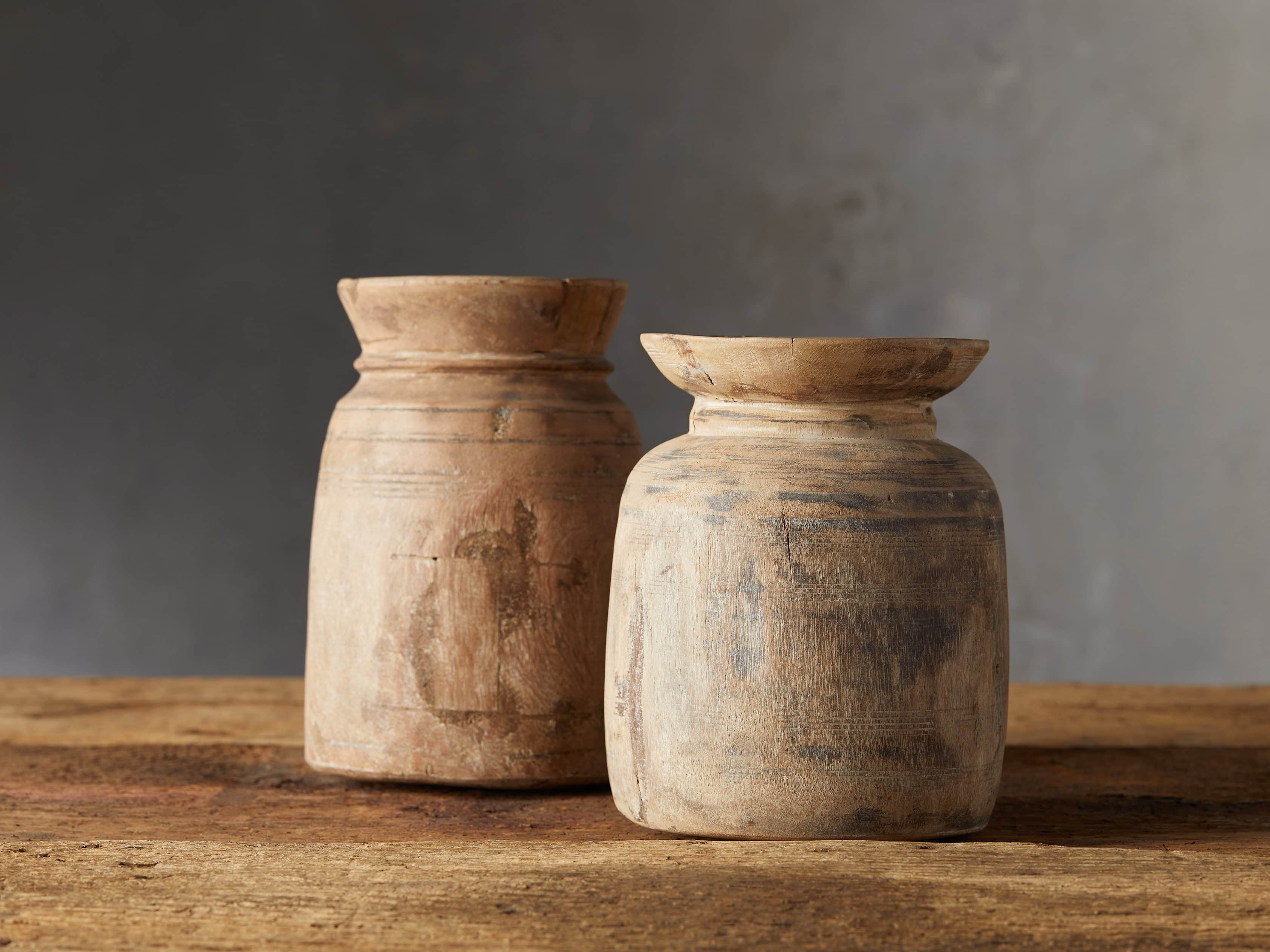 Small Reclaimed Wood Vase, slide 4 of 9