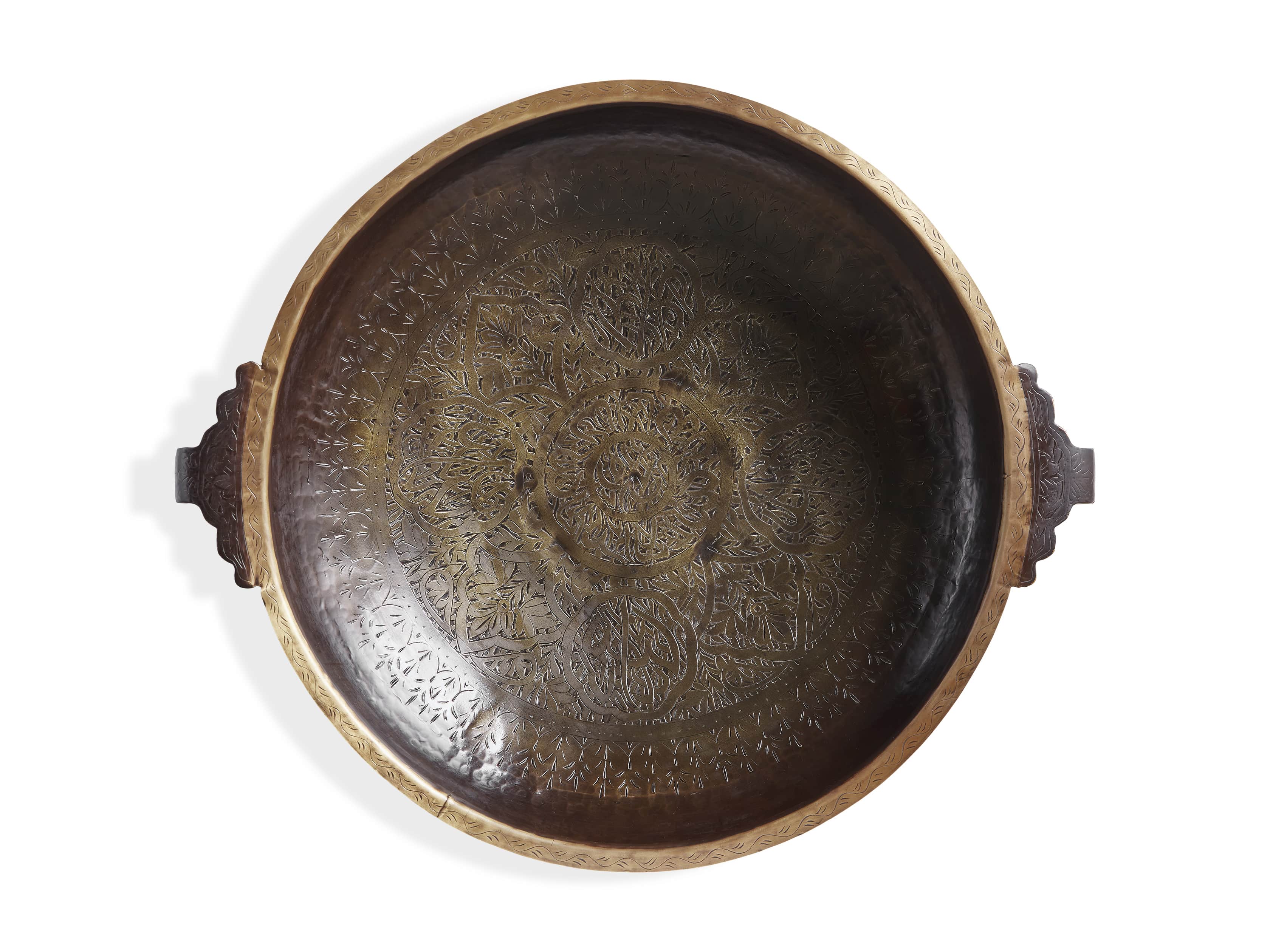 Etched Brass Urli, slide 3 of 3