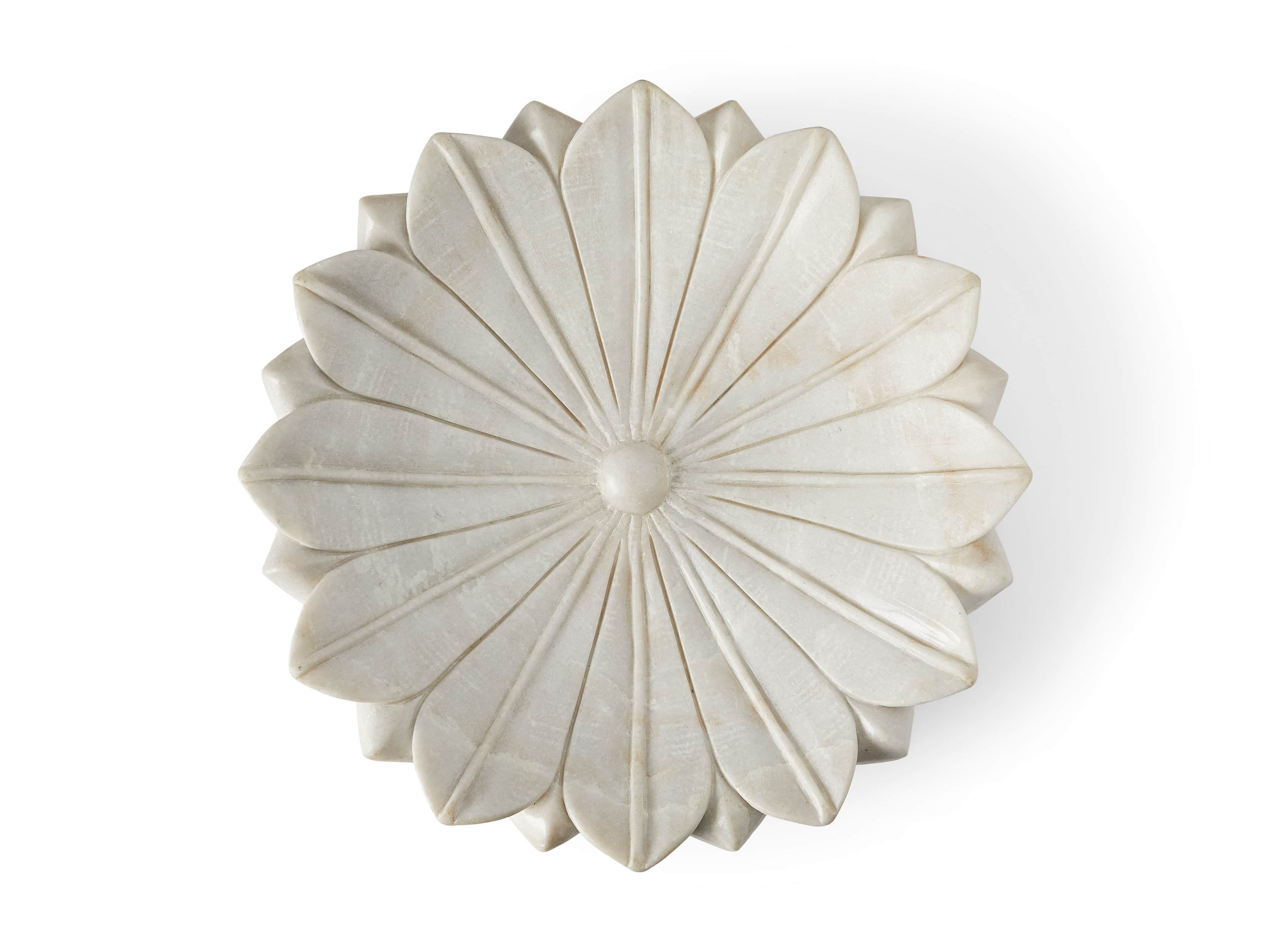 Marble Lotus Platter, slide 3 of 3