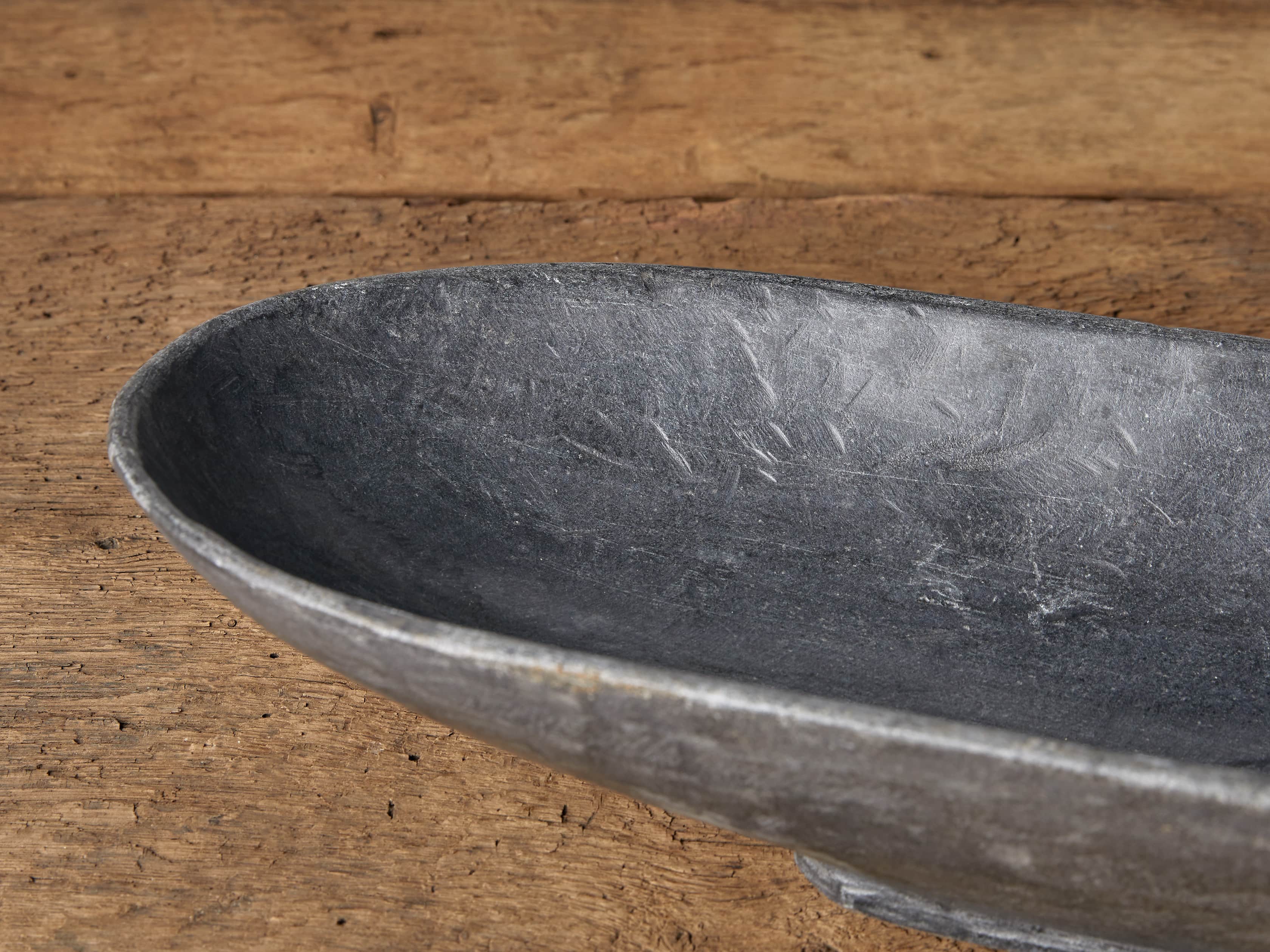 Black Marble Oval Bowl, slide 3 of 3