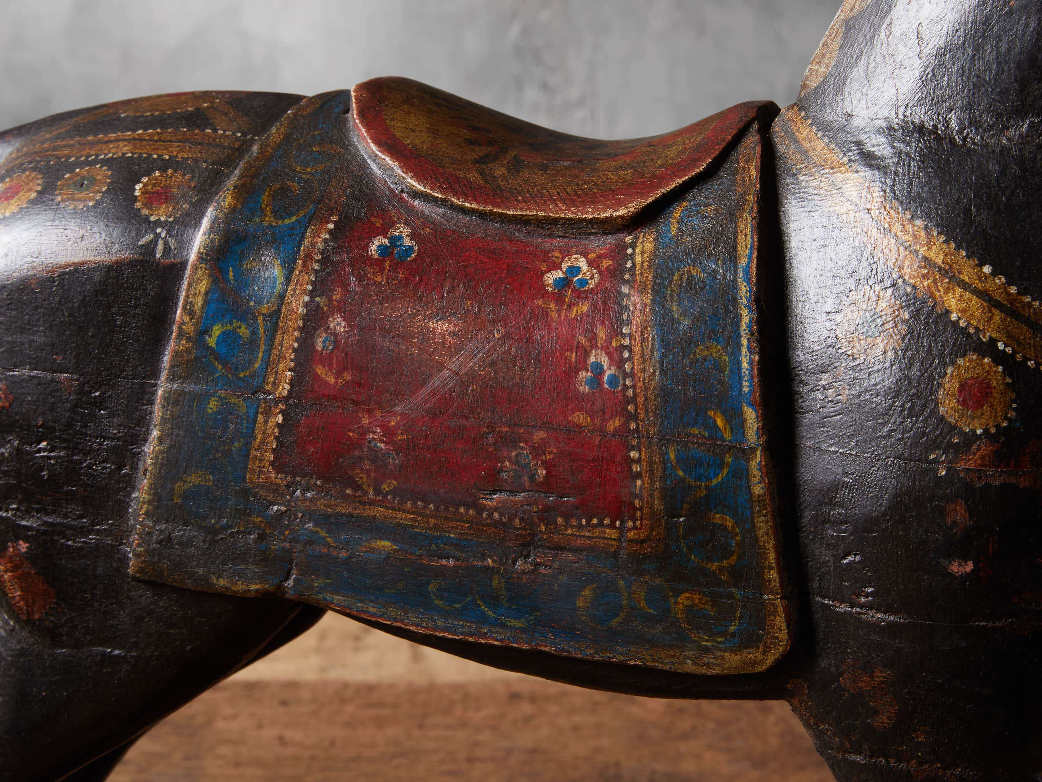 Antiqued Rocking Horse, slide 2 of 3