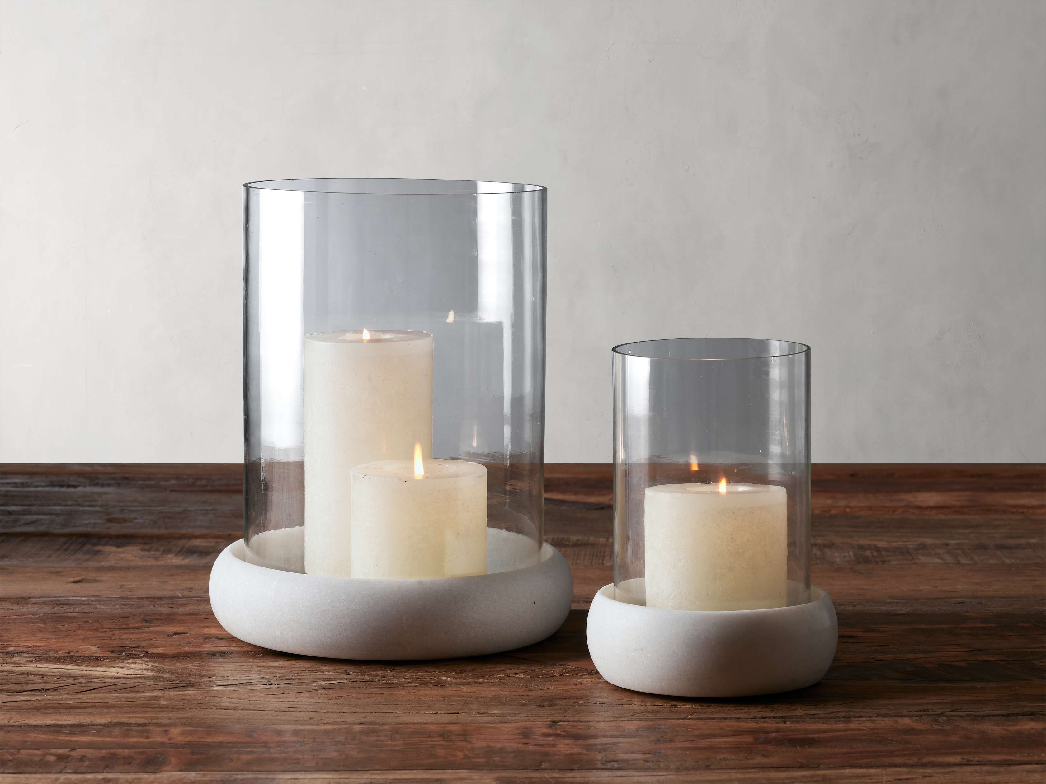 Rhodes White Marble Hurricane