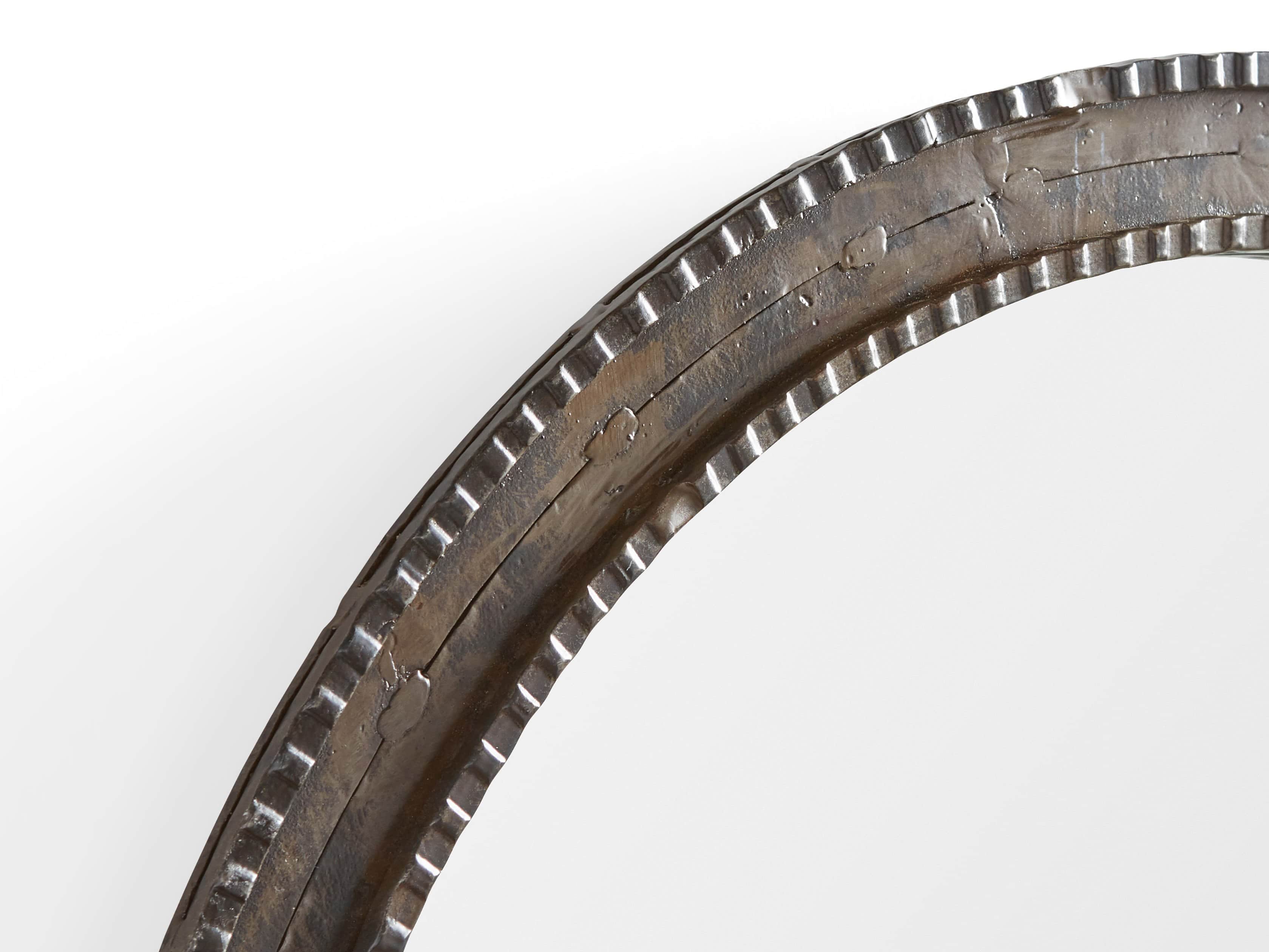 GALILEO 30" Iron Round Mirror, slide 3 of 5