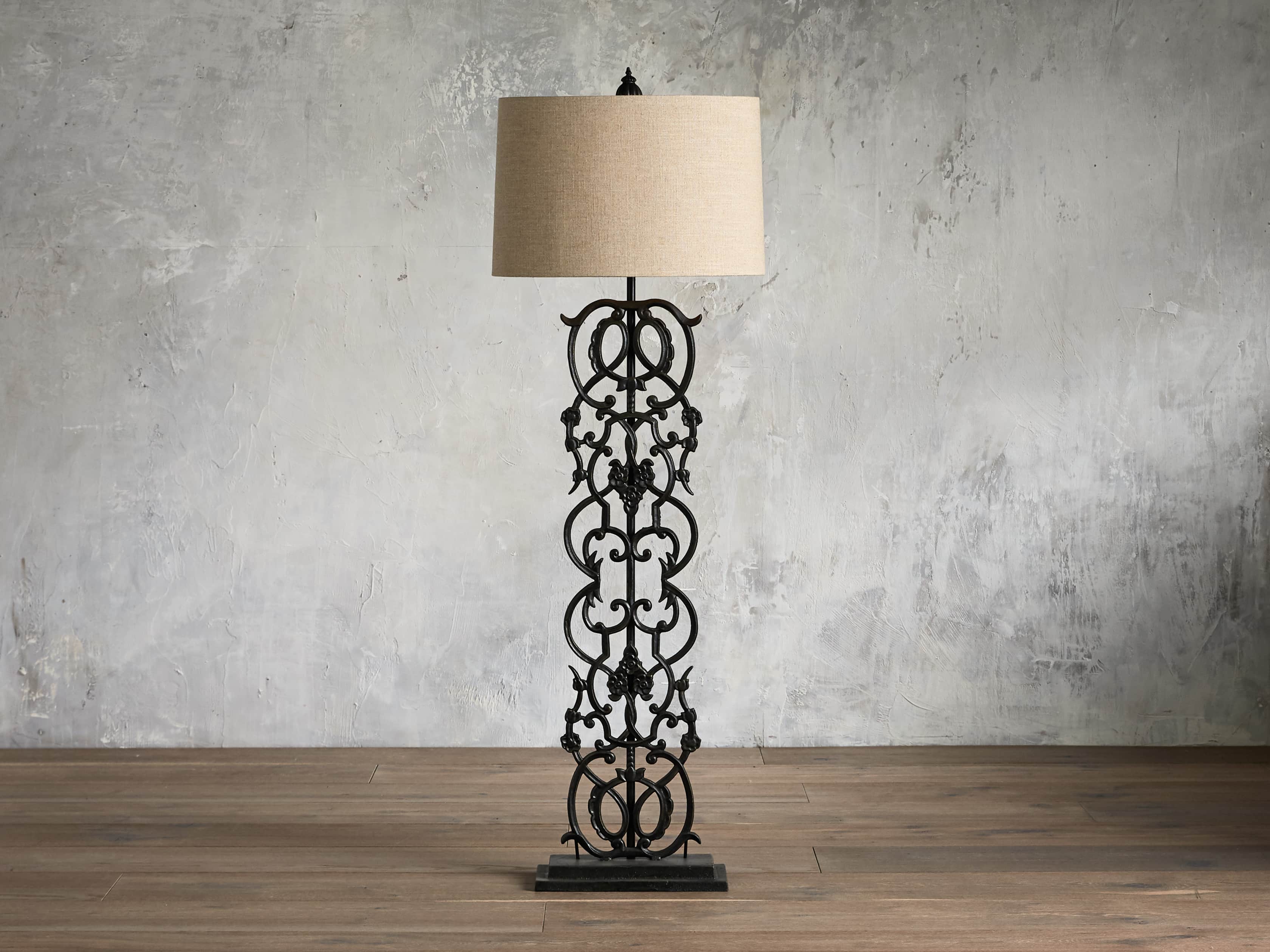 Fielding Floor Lamp In Charcoal