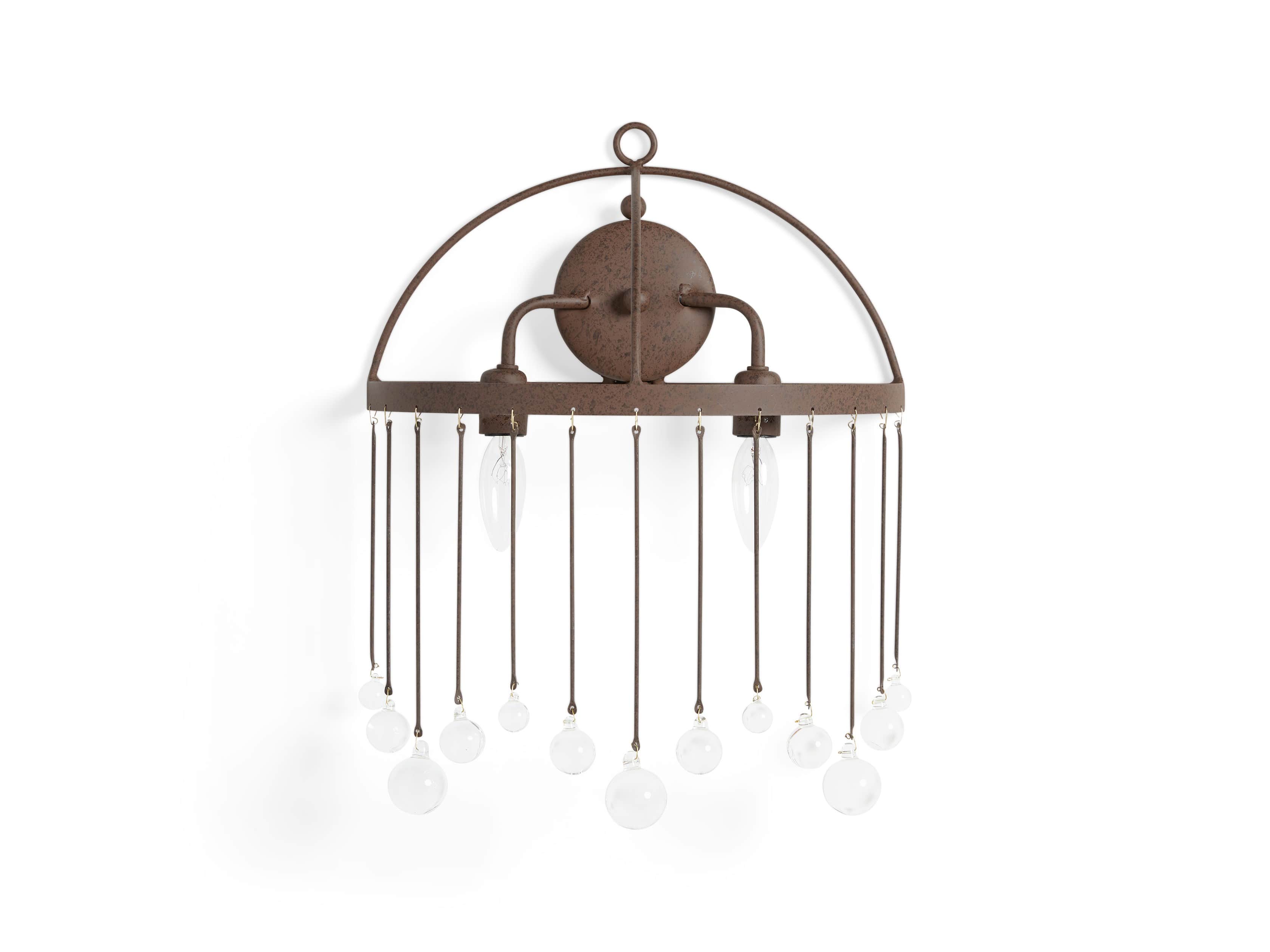 Aubrey Rust Wall Sconce