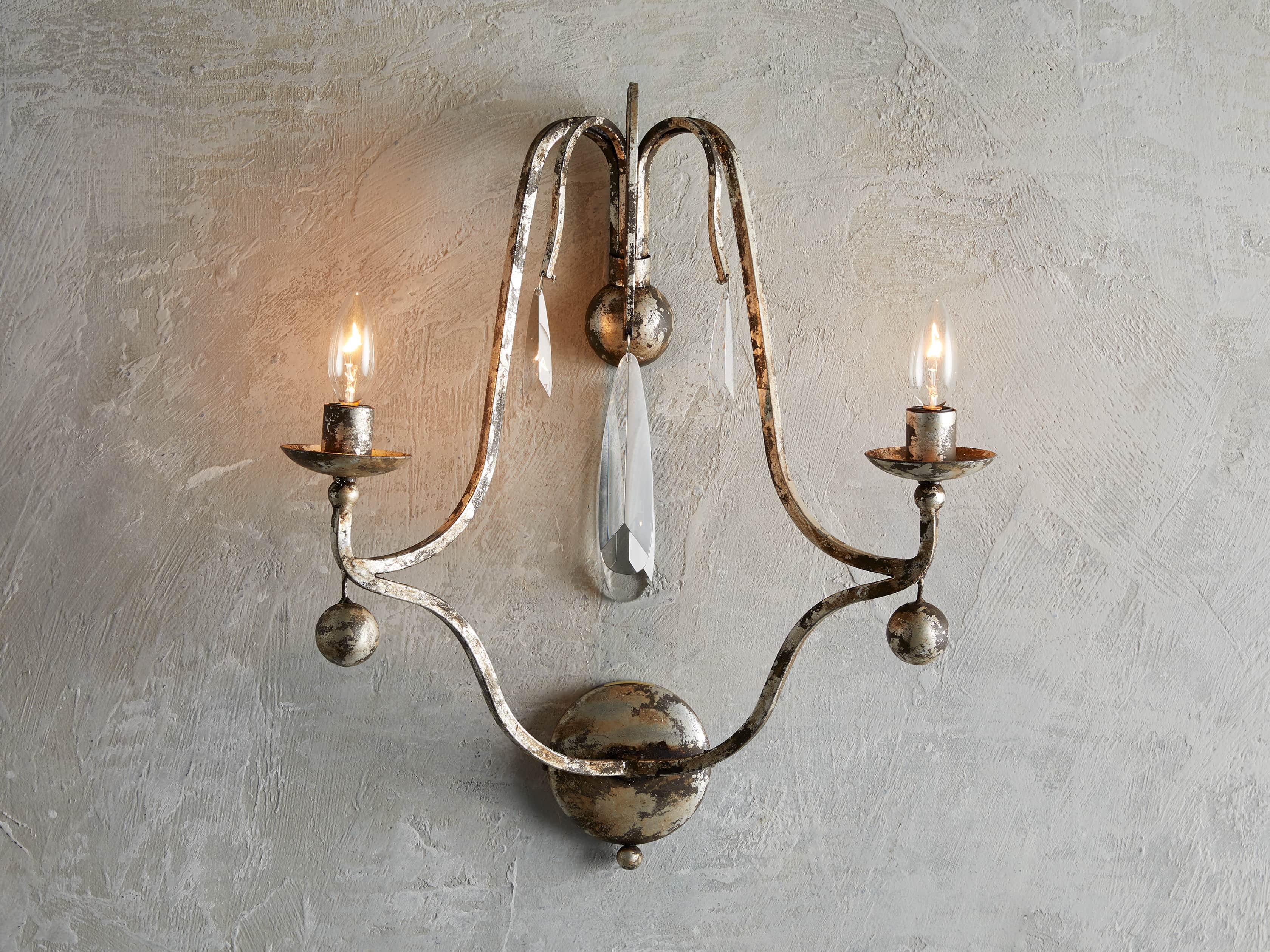 Silver Hanging Candle Sconces For Living Room