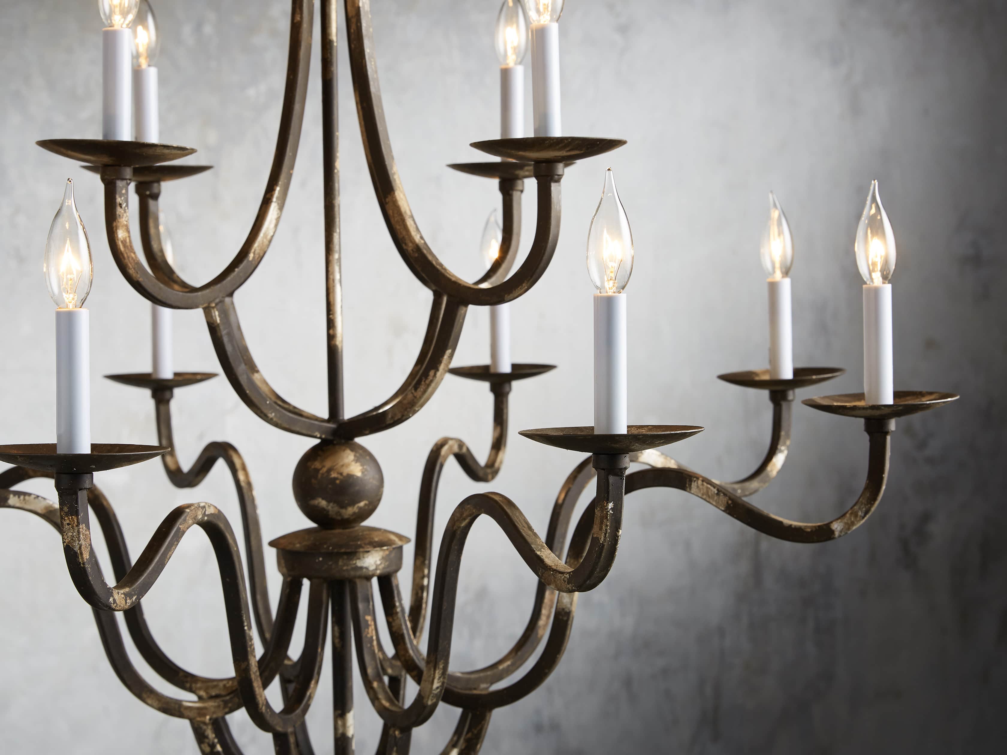 Grand 12 Light Chandelier, slide 2 of 4