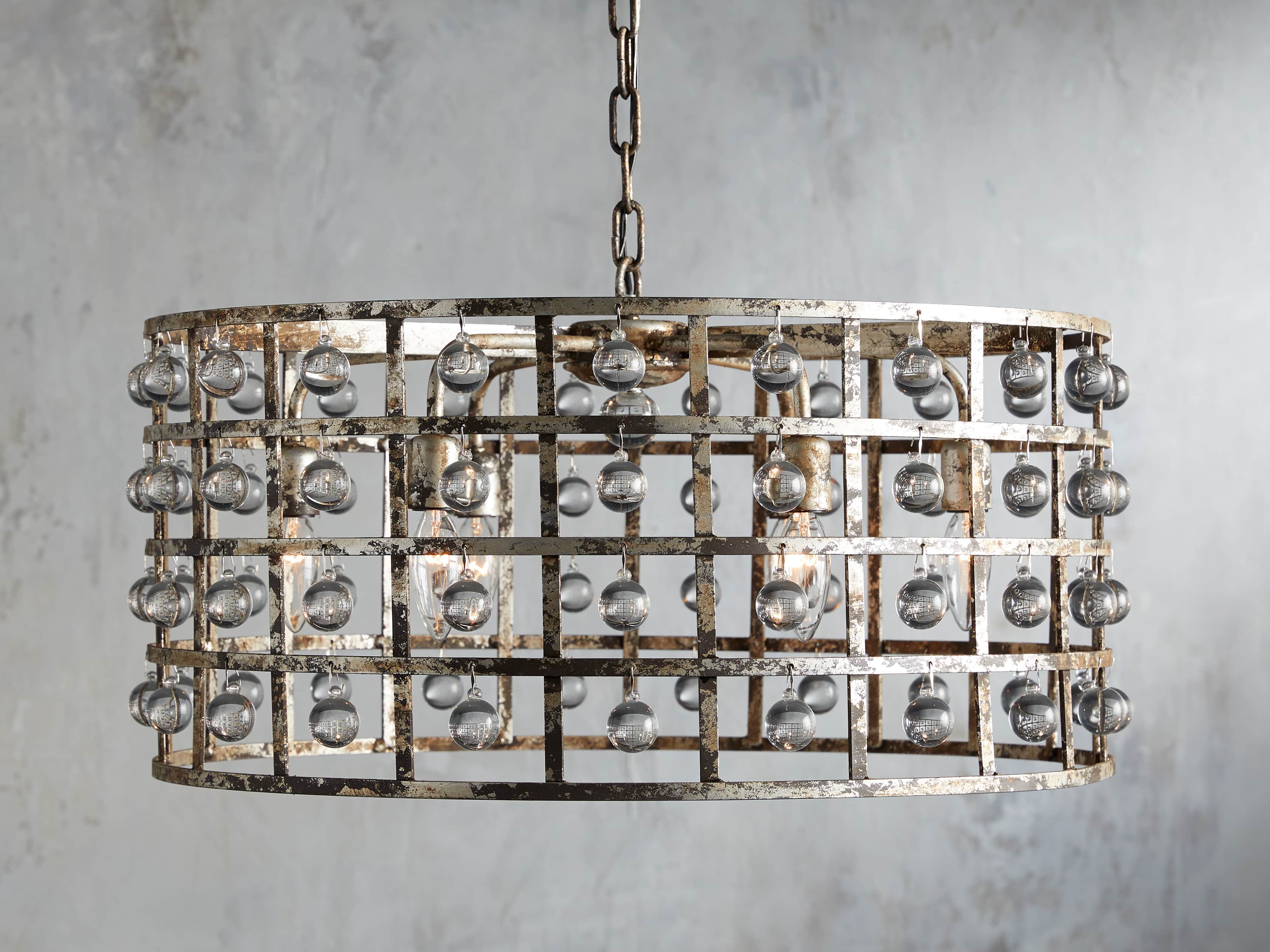 La Cage 6 Light Chandelier Arhaus La Cage 6 Light Chandelier Arhaus, Chandelier Cage Light