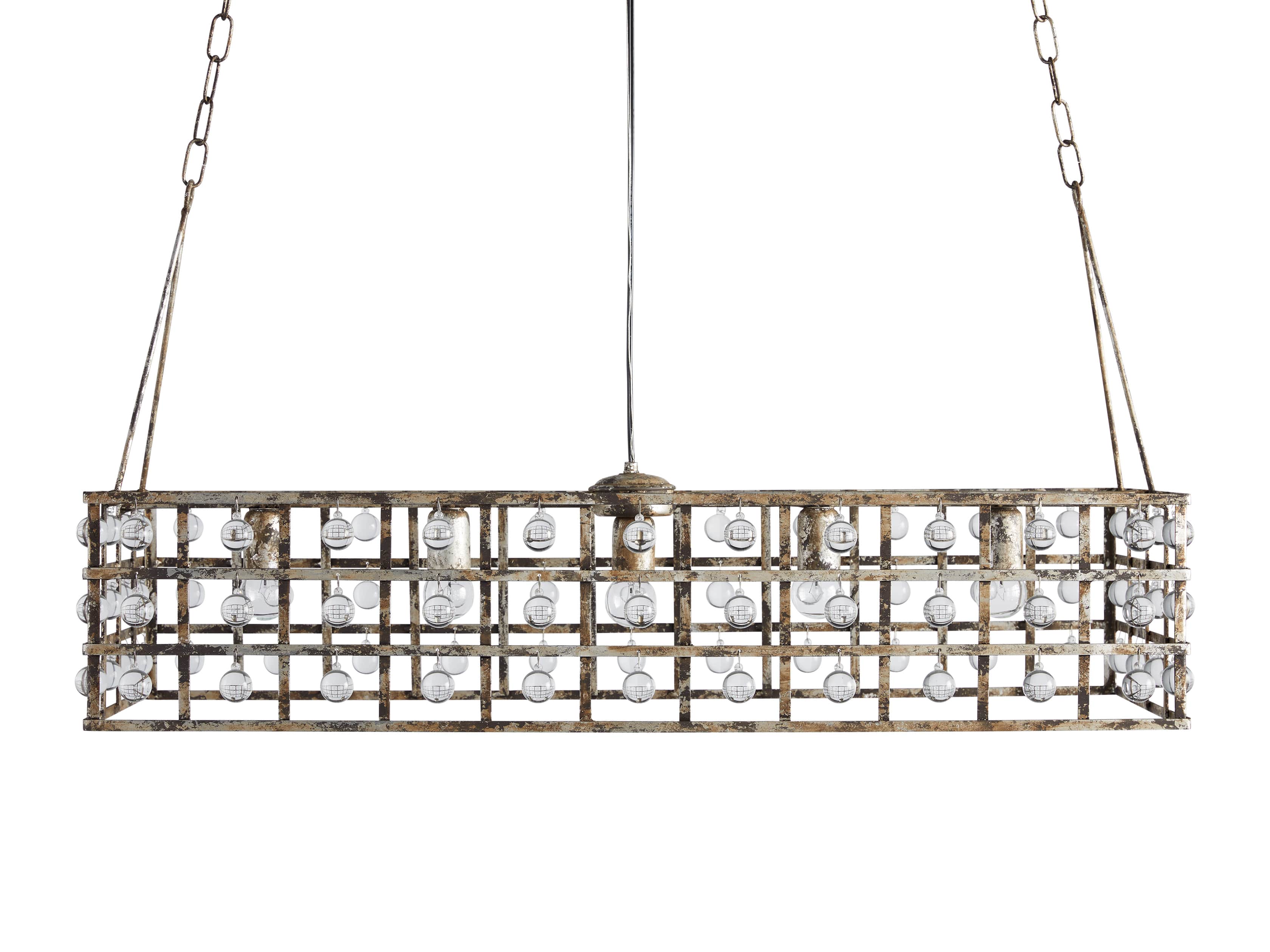 La Cage 5 Light Rectangle Chandelier, slide 7 of 7